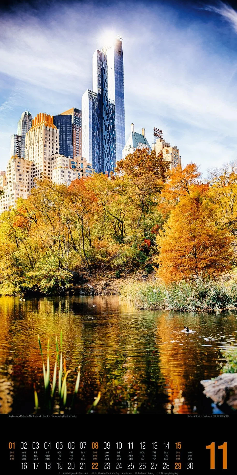 Inside New York Kalender 2026: Bildgewaltiger Reise-Kalender im schlanken Hochformat (33x66 cm) | Lifestyle von Big Apple in moderner Bildästhetik