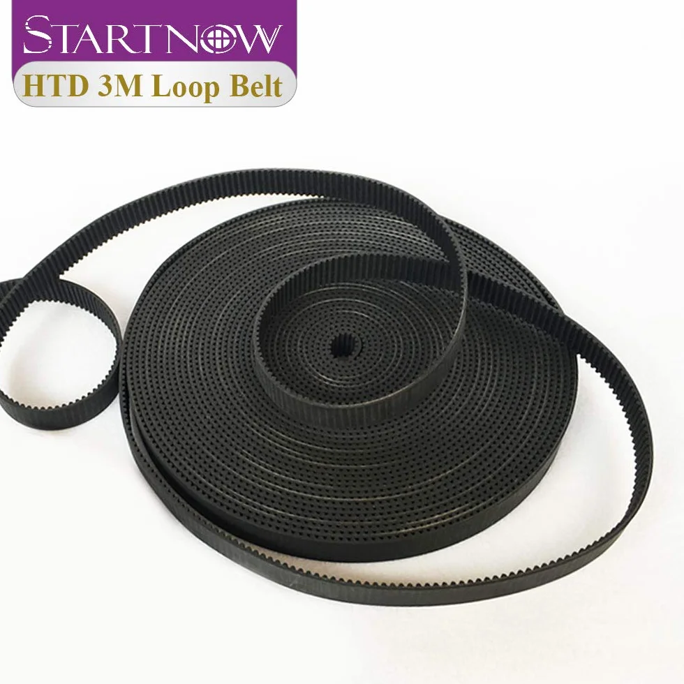 Startnow HTD 3M Series pas rozrządu z zamkniętą pętlą 3M-225-10 255 mm 384 8-17 mm (3M-300-10)