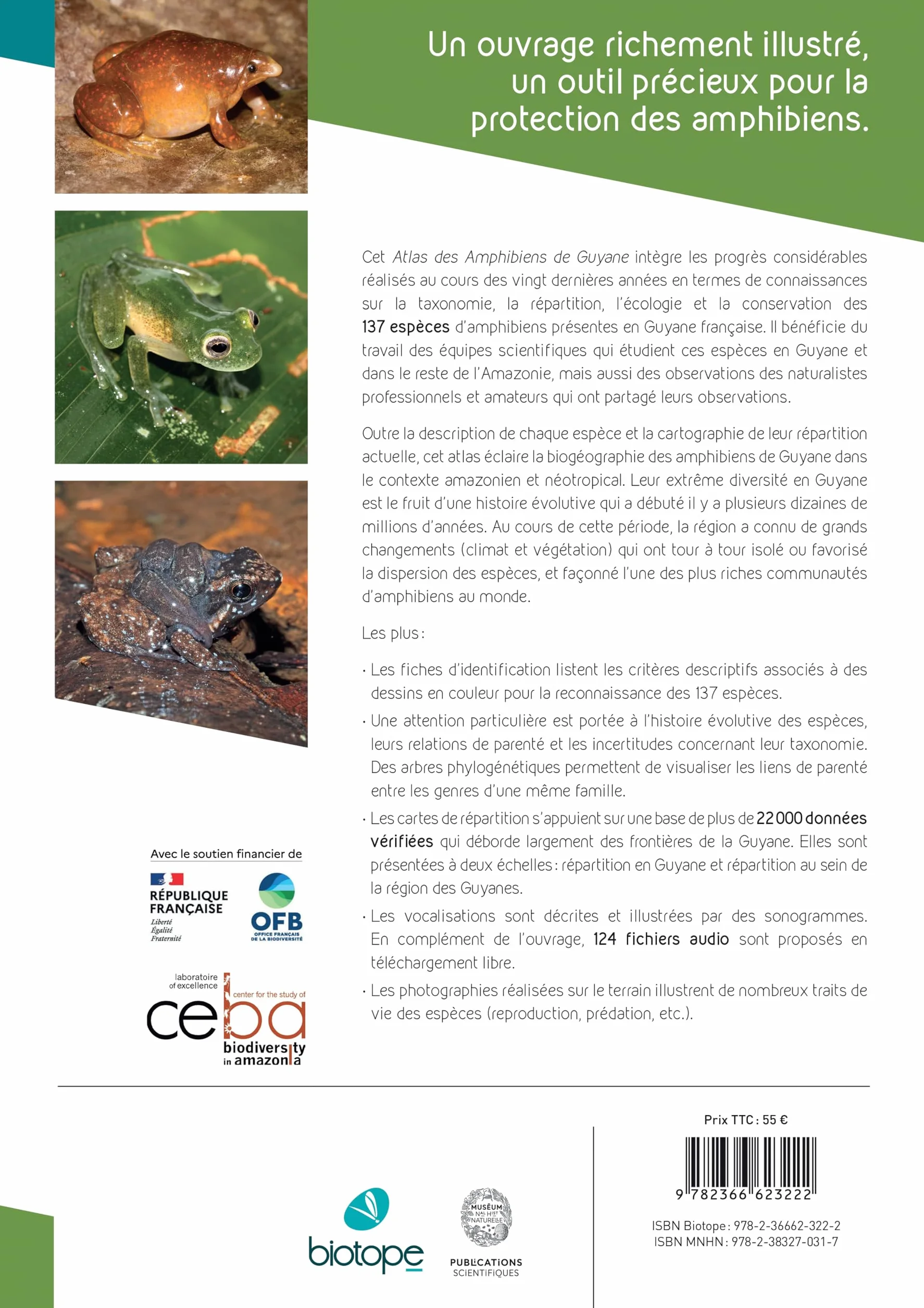 Atlas des Amphibiens de Guyane