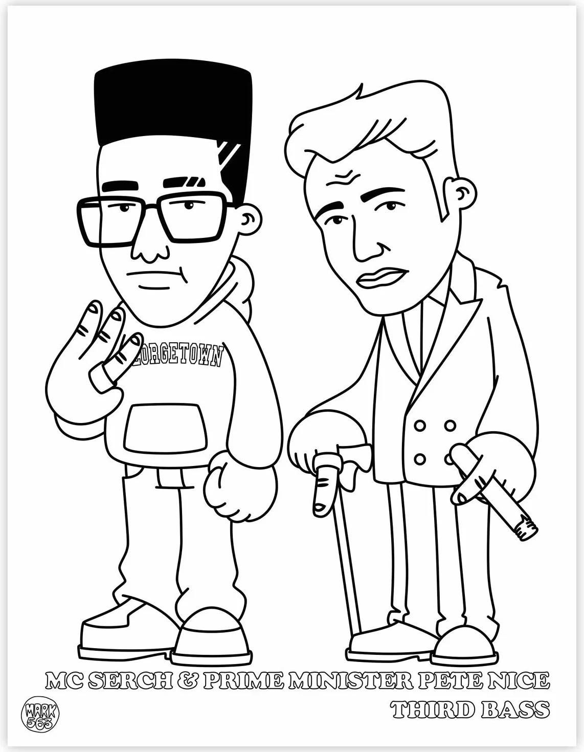 Hip Hop Coloring Book
