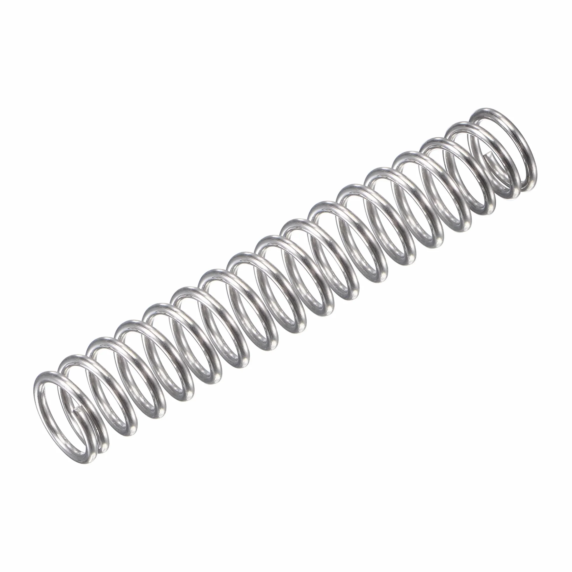 Sprężyna kompresyjna ze stali nierdzewnej 304 Ø 8 mm drut 1 mm długość 50 mm nośność 31,4N 10 sztuk
