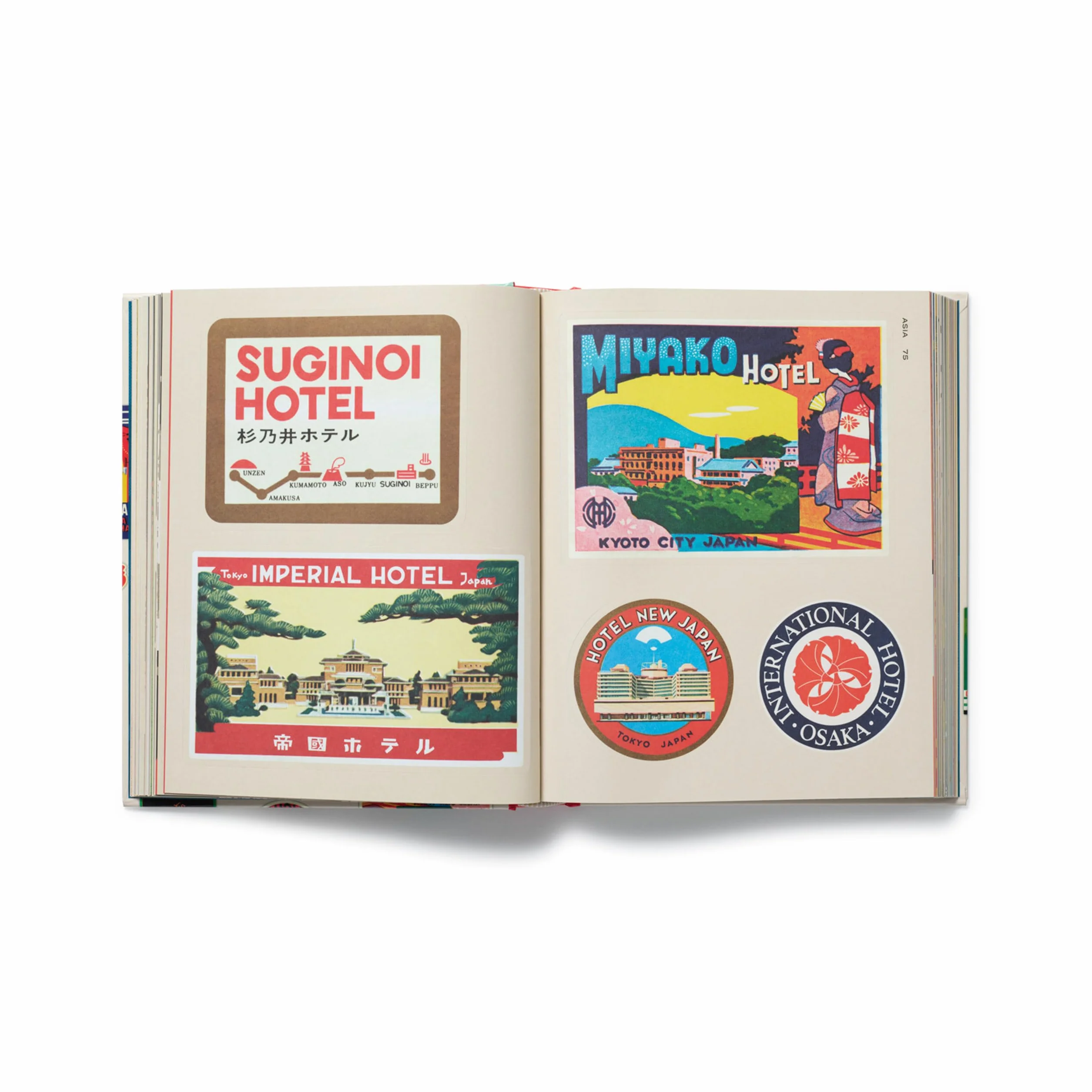 Hotel Retro: Vintage Luggage Labels from Tokyo to Buenos Aires - 250 Stickers