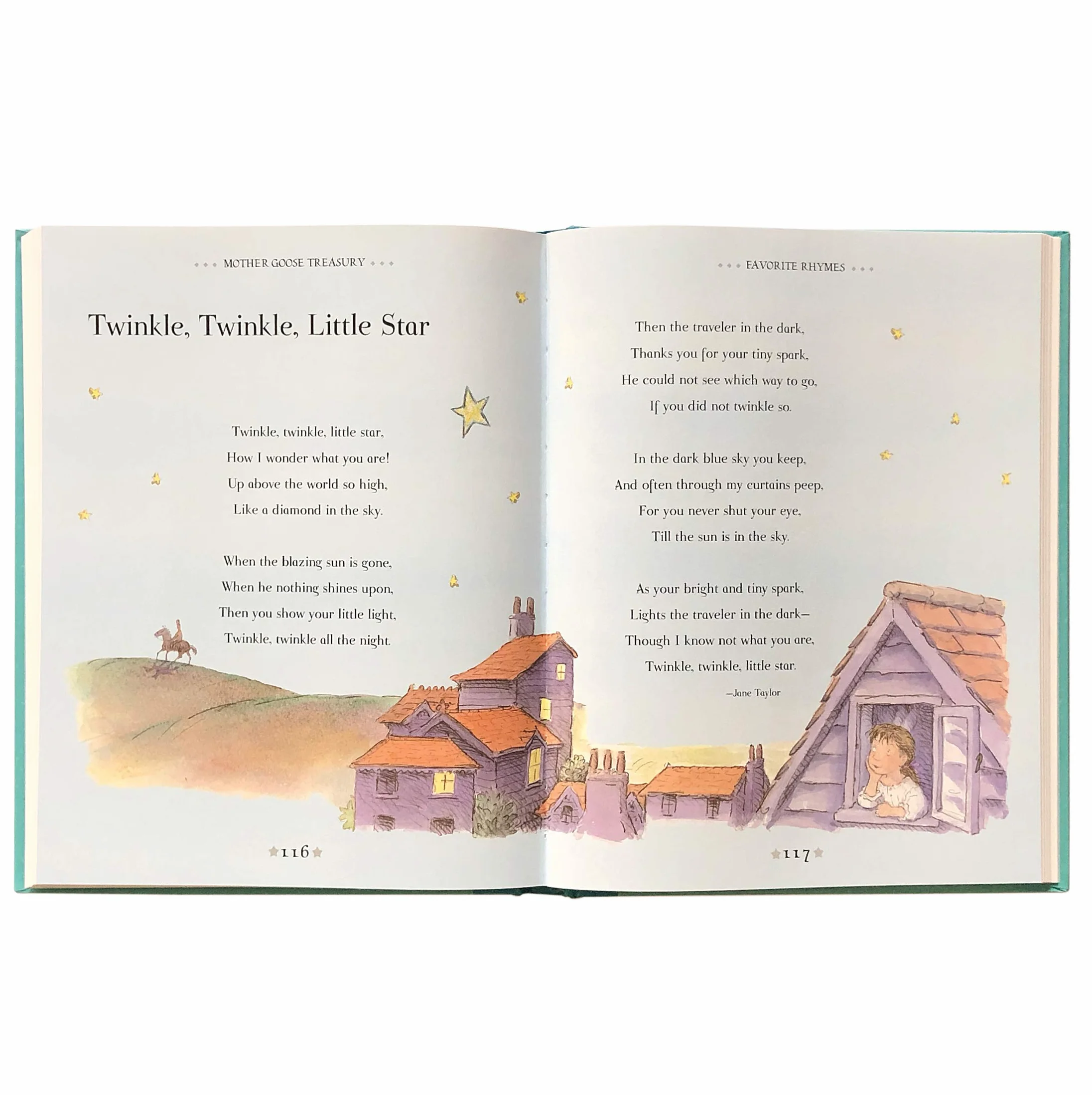 Mother Goose Treasury: A Beautiful Collection of Favorite Nursery Rhymes