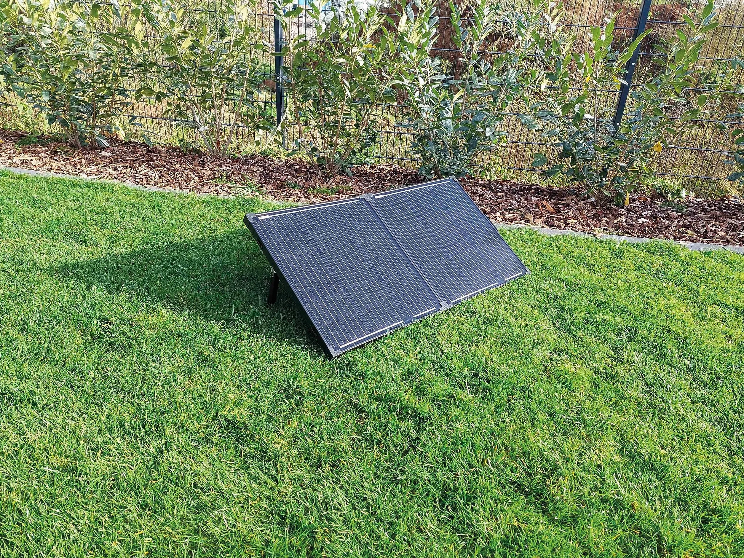 Technaxx Składana walizka solarna 100 W TX-215 monokrystaliczny przenośny panel słoneczny
