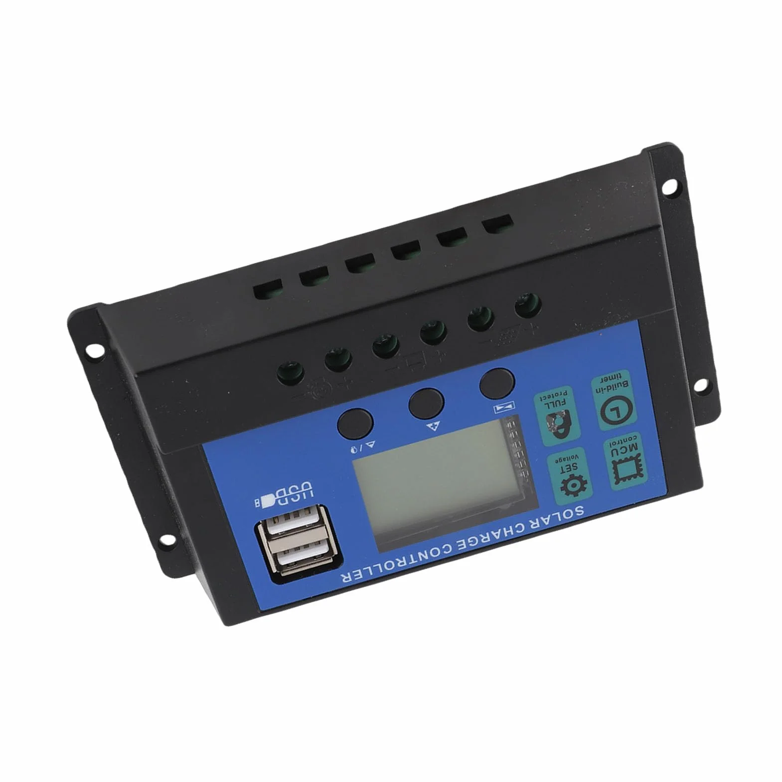Regulator ładowania słonecznego 60A 50A 40A 30A 20A 10A 12V 24V Automatyczny inteligentny