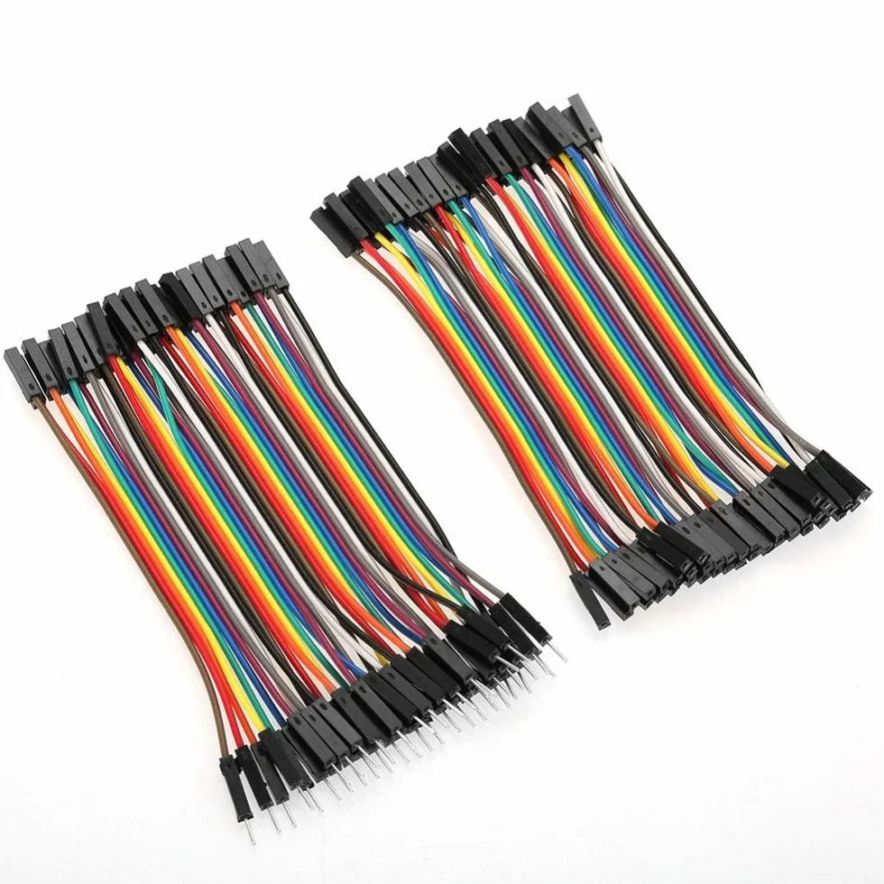 Druty rozruchowe, 3 szt. przewody zworkowe 40 pin M do M Jumper wstążka druciana, 40 pinów M do F przewody rozruchowe, przewody miedziane 10 cm zestaw przewodów zworkowych do deski rozdzielczej