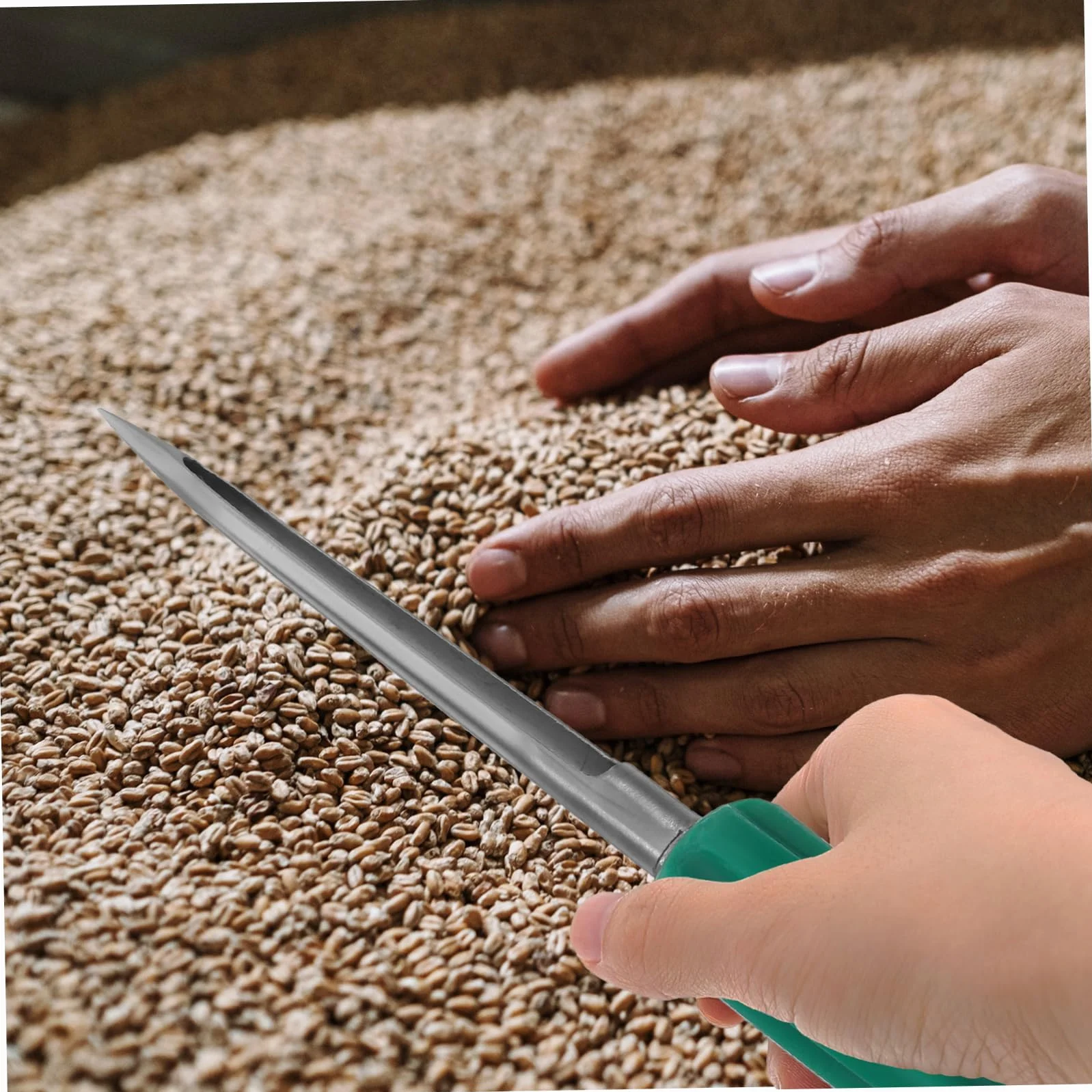 Gatuida Przenośny Próbnik Glebowy Ze Stali Nierdzewnej Sampler Do Próbkowania Ziaren Granulatów i Proszków Narzędzie Do Testowania Gleby