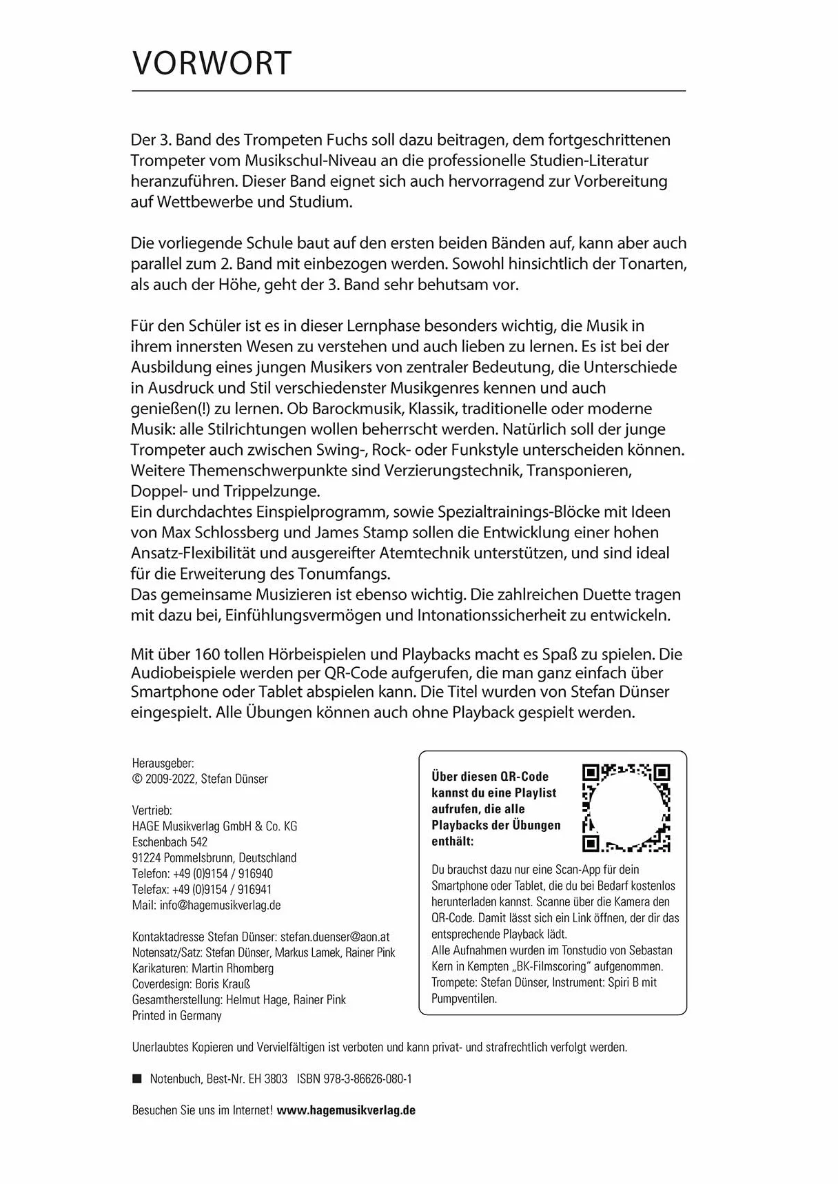 Trompeten Fuchs Band 3: Trompetenschule