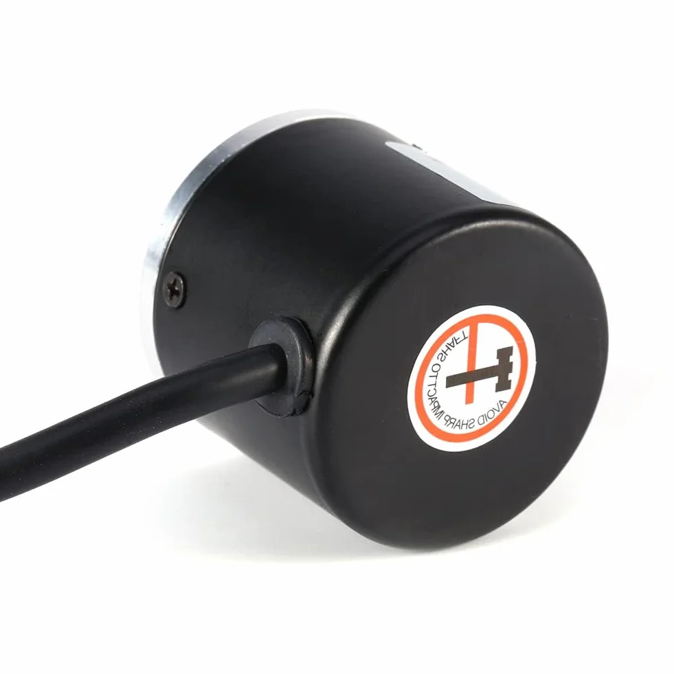 Enkoder Obrotowy 600P/R, Fotoelektryczny Enkoder Obrotowy 6mm 5V 24V AB 2-fazowe Enkodery Wału