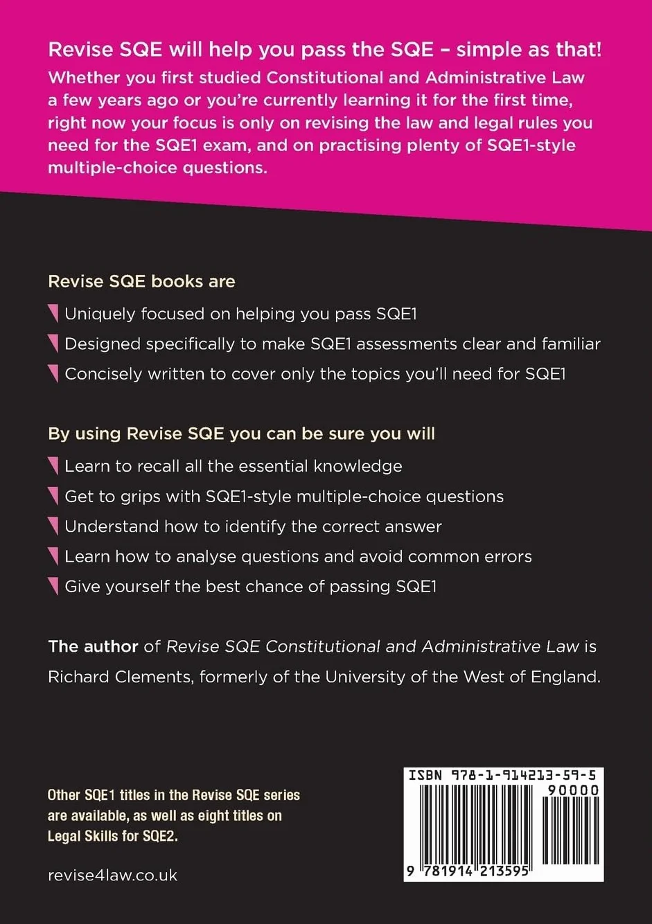 Revise SQE Constitutional and Administrative Law: SQE1 Revision Guide 2nd ed