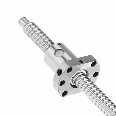 Ausla Śruba Kulowa SFU1204 300mm z Nakrętką Kulową Przeciwluzowa 12mm Skok 4mm do CNC
