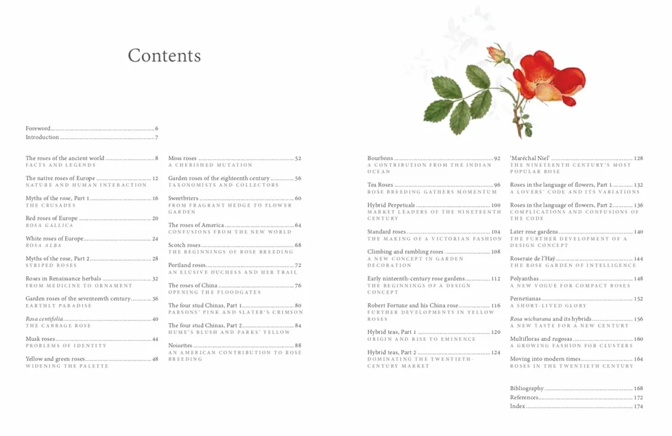 Rhs the Rose: The History of the World's Favourite Flower Told Through 40 Extraordinary Roses