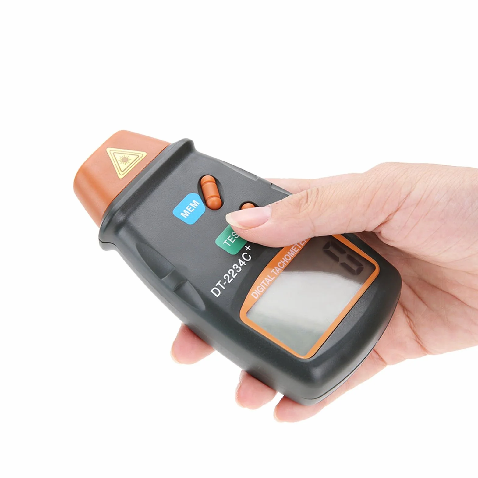 Obrotomierz Cyfrowy Mini RPM Tester Miernik Bezdotykowy Obrót Zdjęcie 2.5RPM do 99,999RPM Instrukcja Rewizji Dokładności