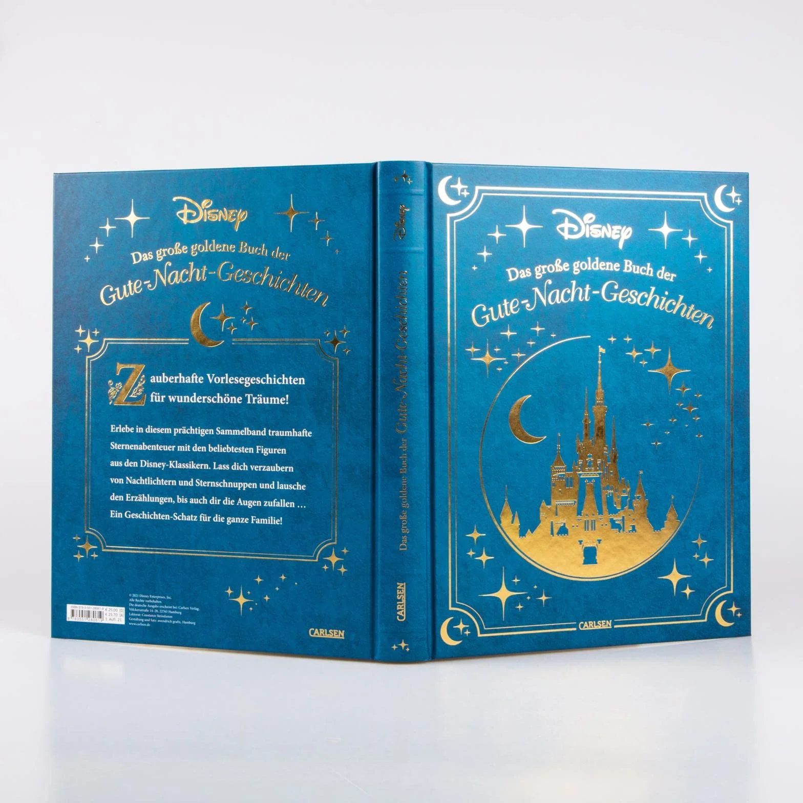 Disney: Das große goldene Buch der Gute-Nacht-Geschichten: Angenehm einschlafen mit Olaf, Bambi, Winnie Puuh und Co.: 20 zauberhafte Geschichten zum Vorlesen ab 4 Jahren