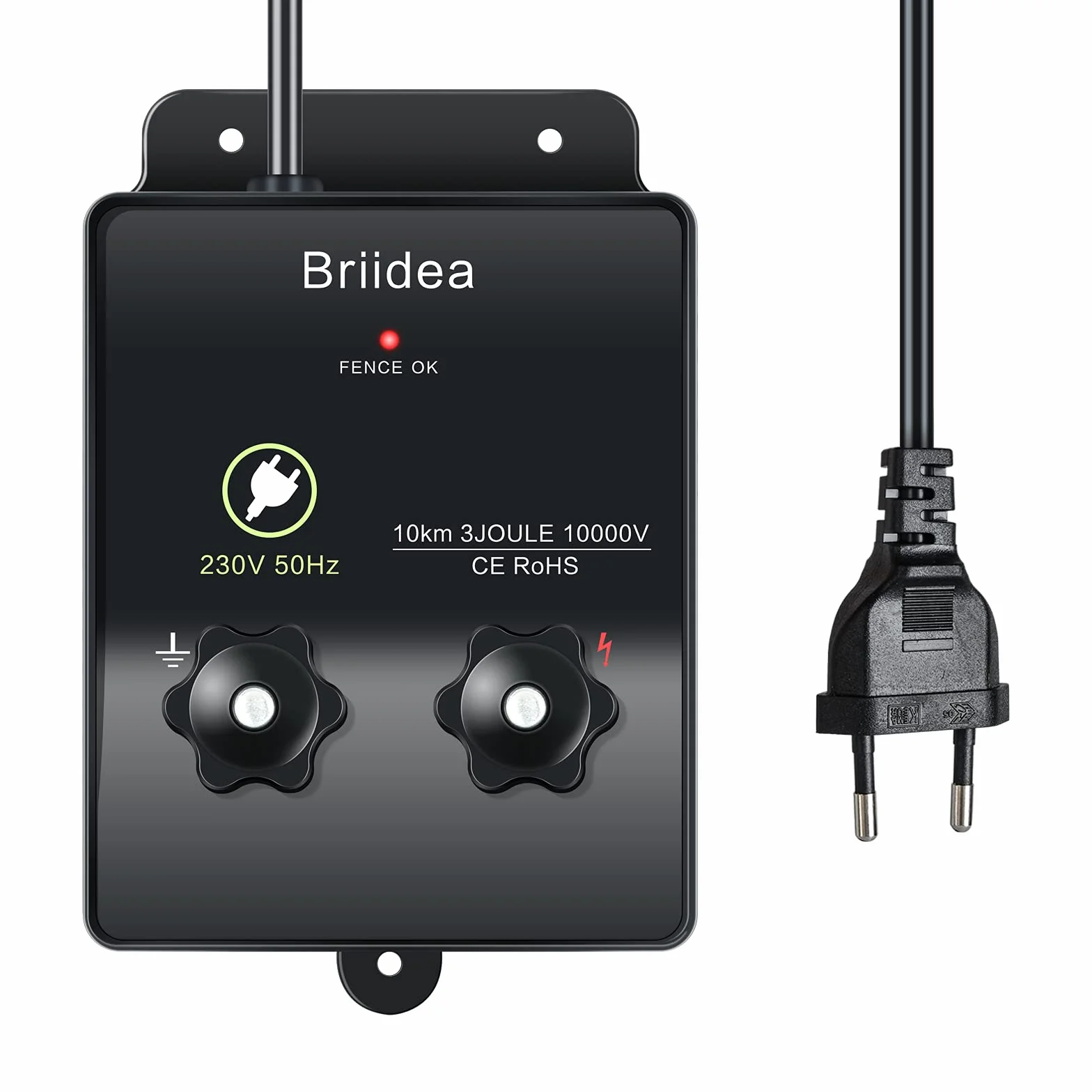 Briidea Elektryczne Urządzenie Ogrodzenia Pastwiskowego 230 V 6,2 mili 3 Dżule