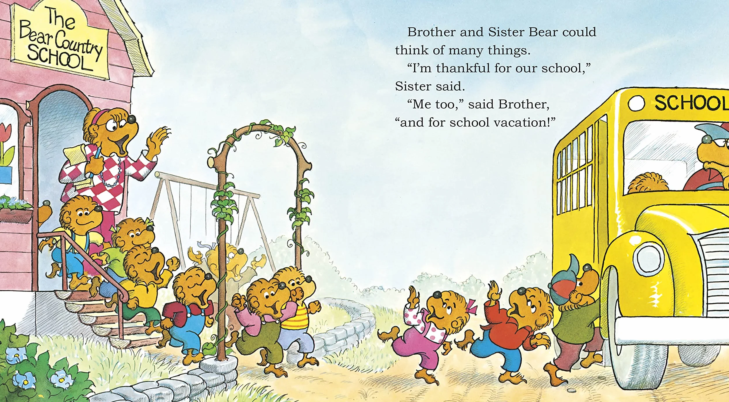 Berenstain Bears Thankful for Family