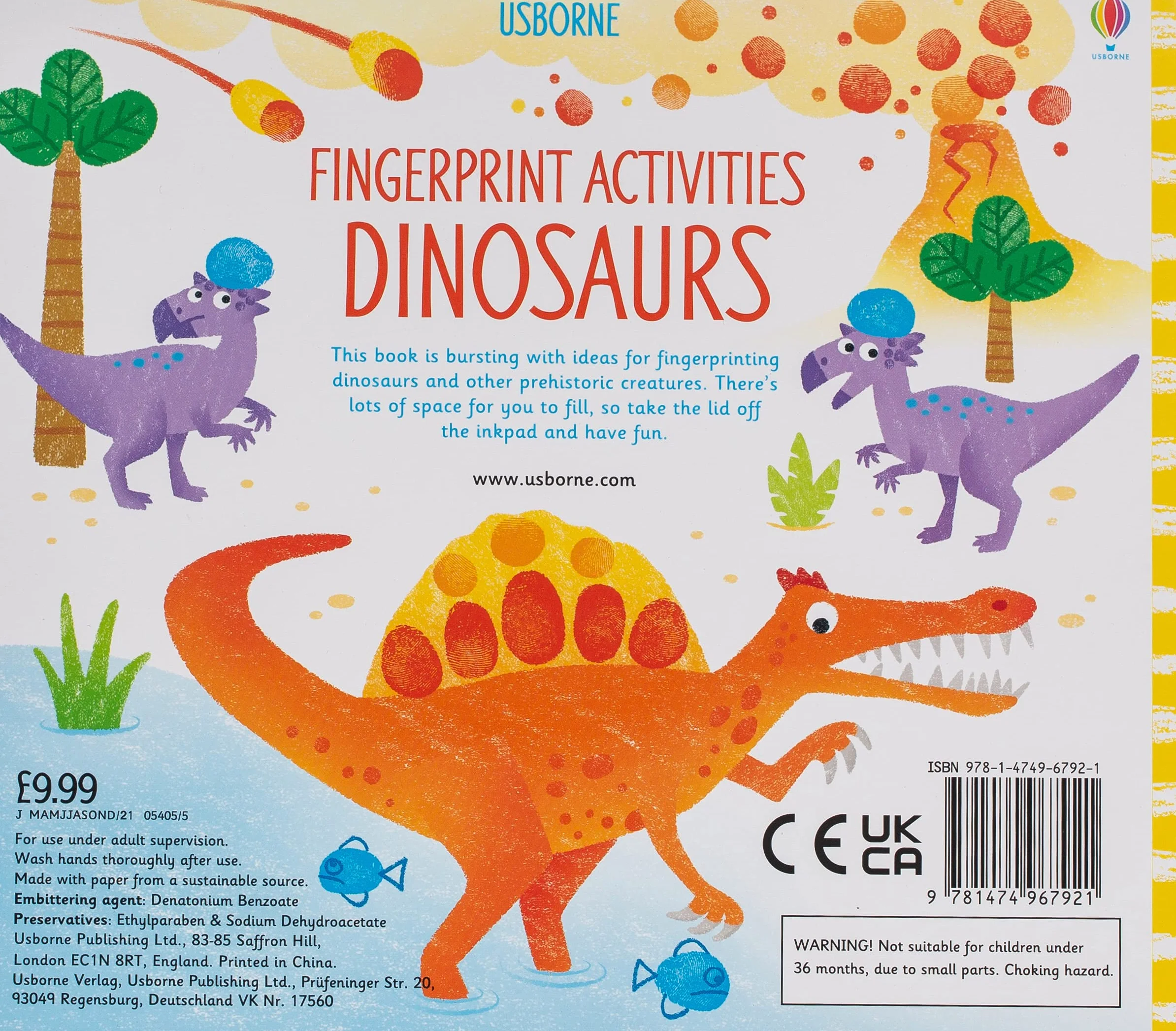 Fingerprint Activities Dinosaurs: 1