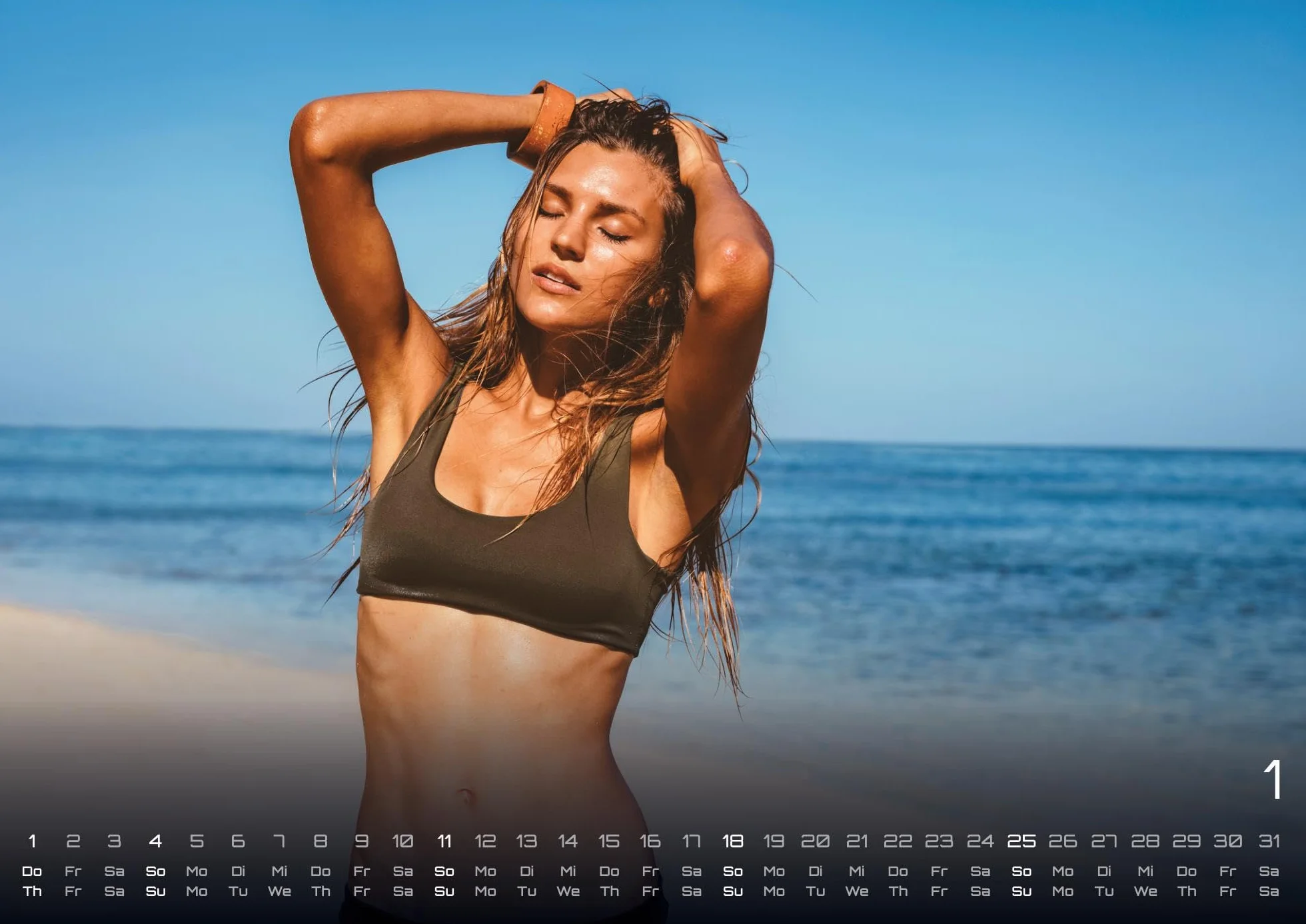 BIKINI GIRLS - Sexy Babes - 2026 - Kalender DIN A2: Der Wandkalender für alle Liebhaber der Bikini-Girls für das Jahr 2026 im extragroßen Format DIN A2 (ca. 60 x 42 cm)!