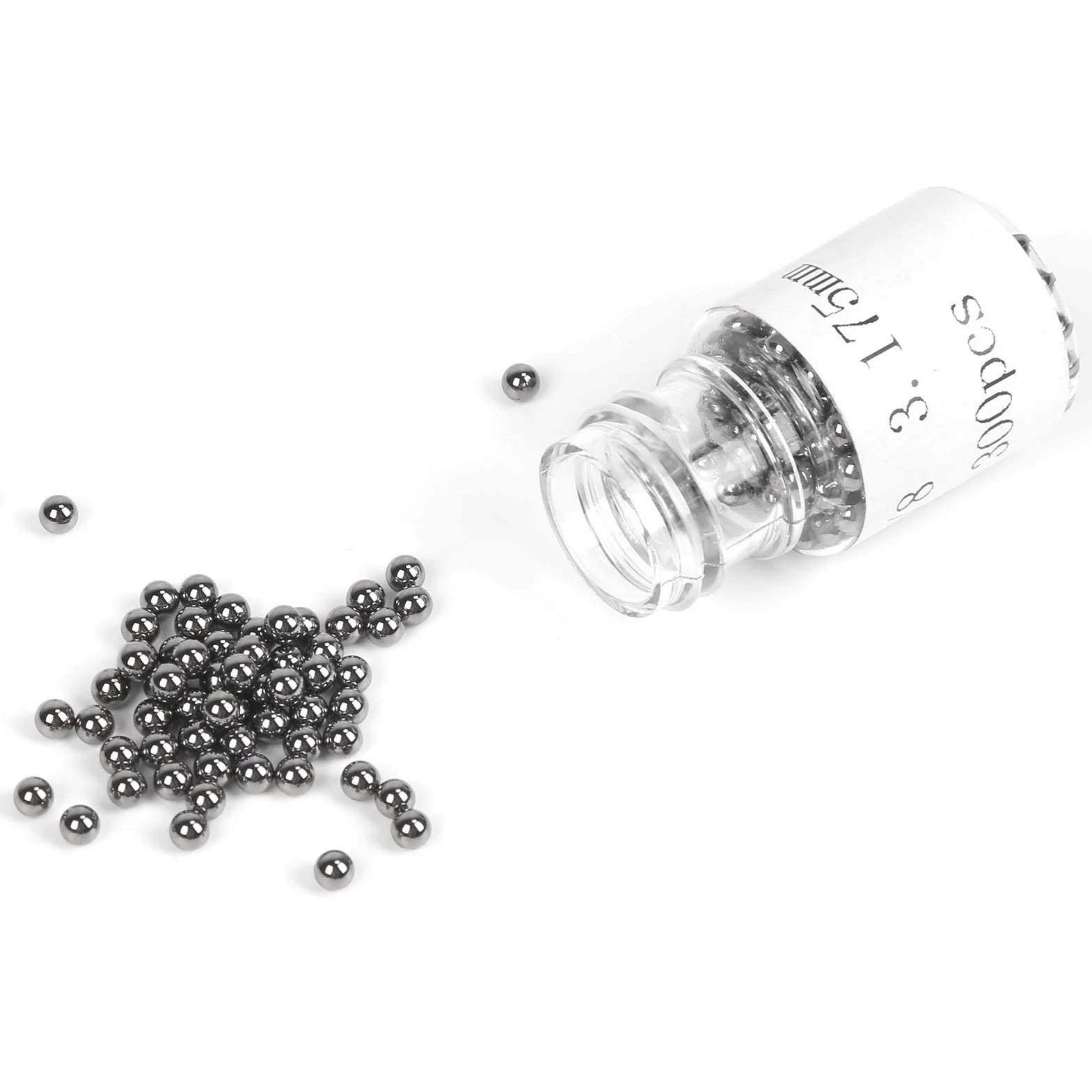 Kulka stalowa, 300 sztuk/butelka 1/8 cala, średnica 304 ze stali nierdzewnej o wysokiej polerowanej powierzchni, precyzyjne stalowe kulki łożyskowe do chemikaliów, lotnictwa, do sprzętu z