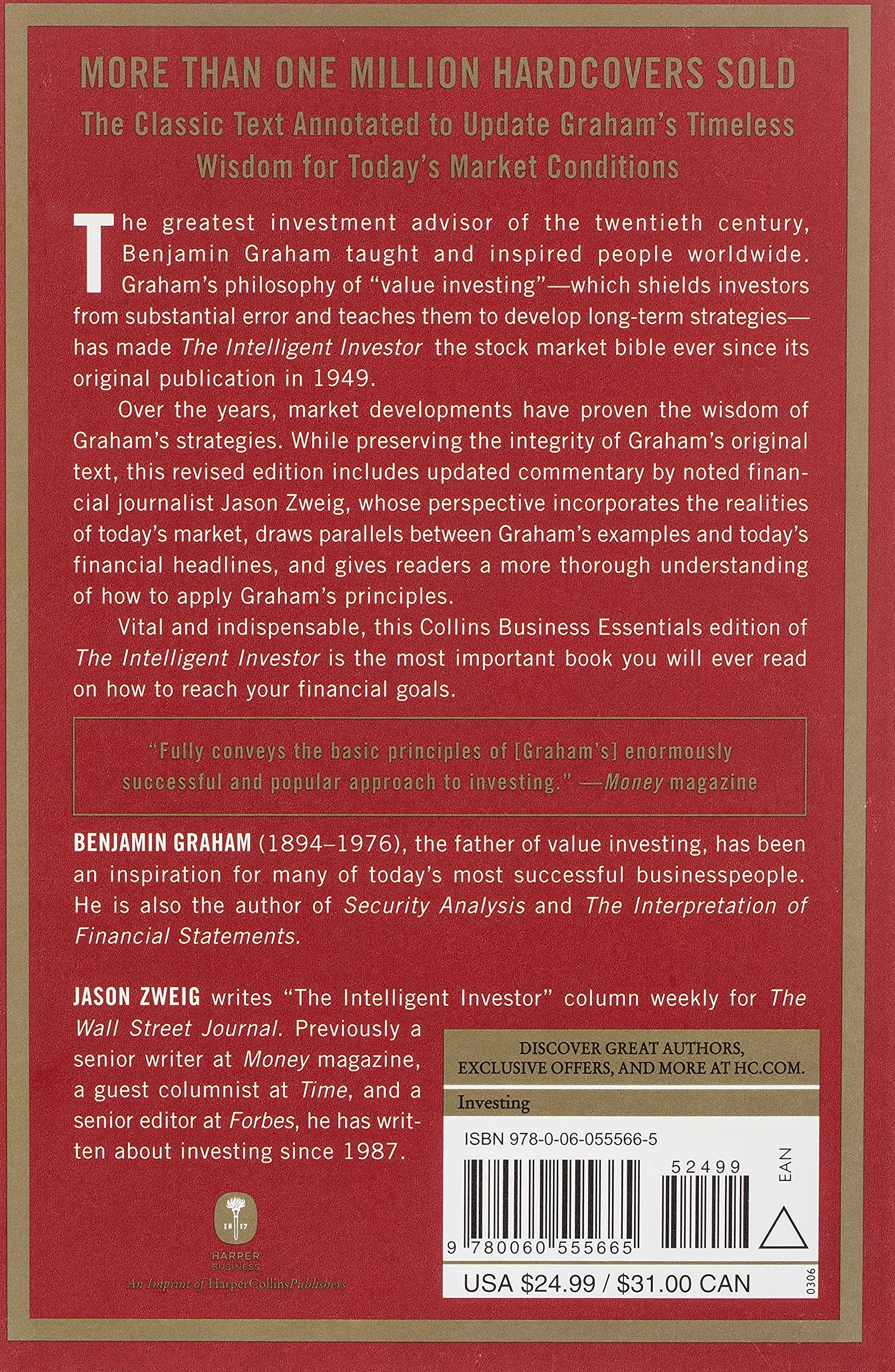 The Intelligent Investor: The Definitive Book on Value Investing