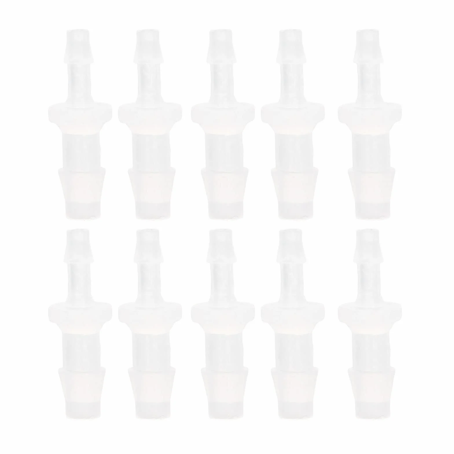 Złączka redukcyjna do węża – 10 szt. adapter pompy powietrza do akwarium i złącze redukcyjne do zastosowań w rurkach silikonowych (adapter 3,9-6,4)