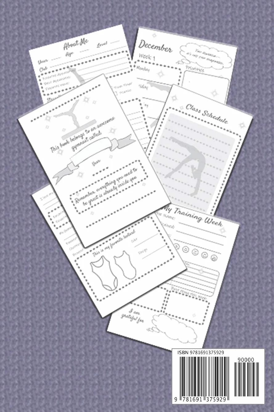 Gymnastics Training Log & Journal: Training Tracker for Gymnasts