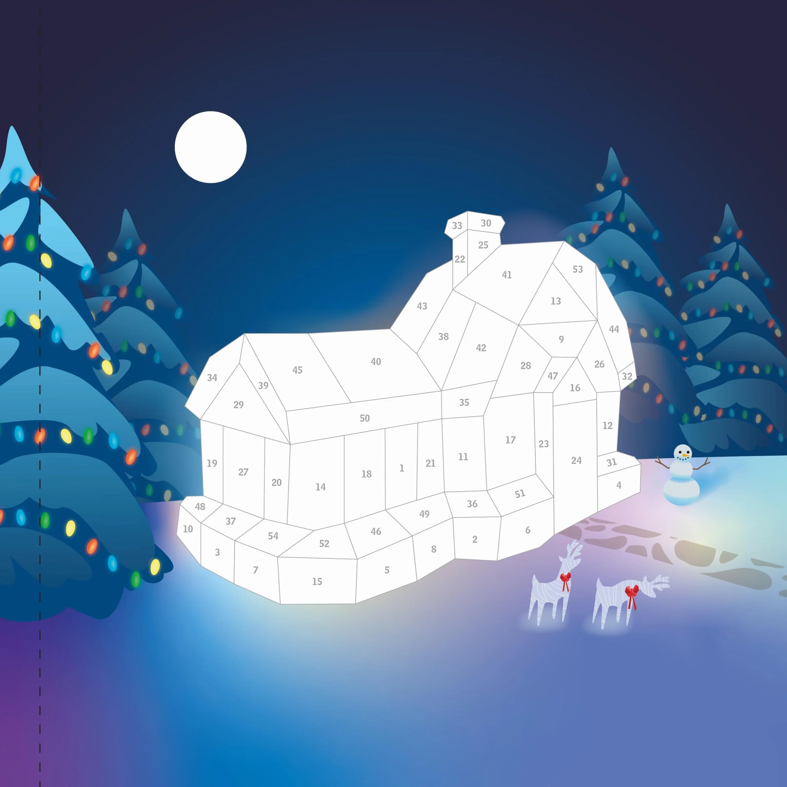 Paint by Sticker Kids: Holly Jolly Christmas - Create 10 Pictures with Glitter Stickers