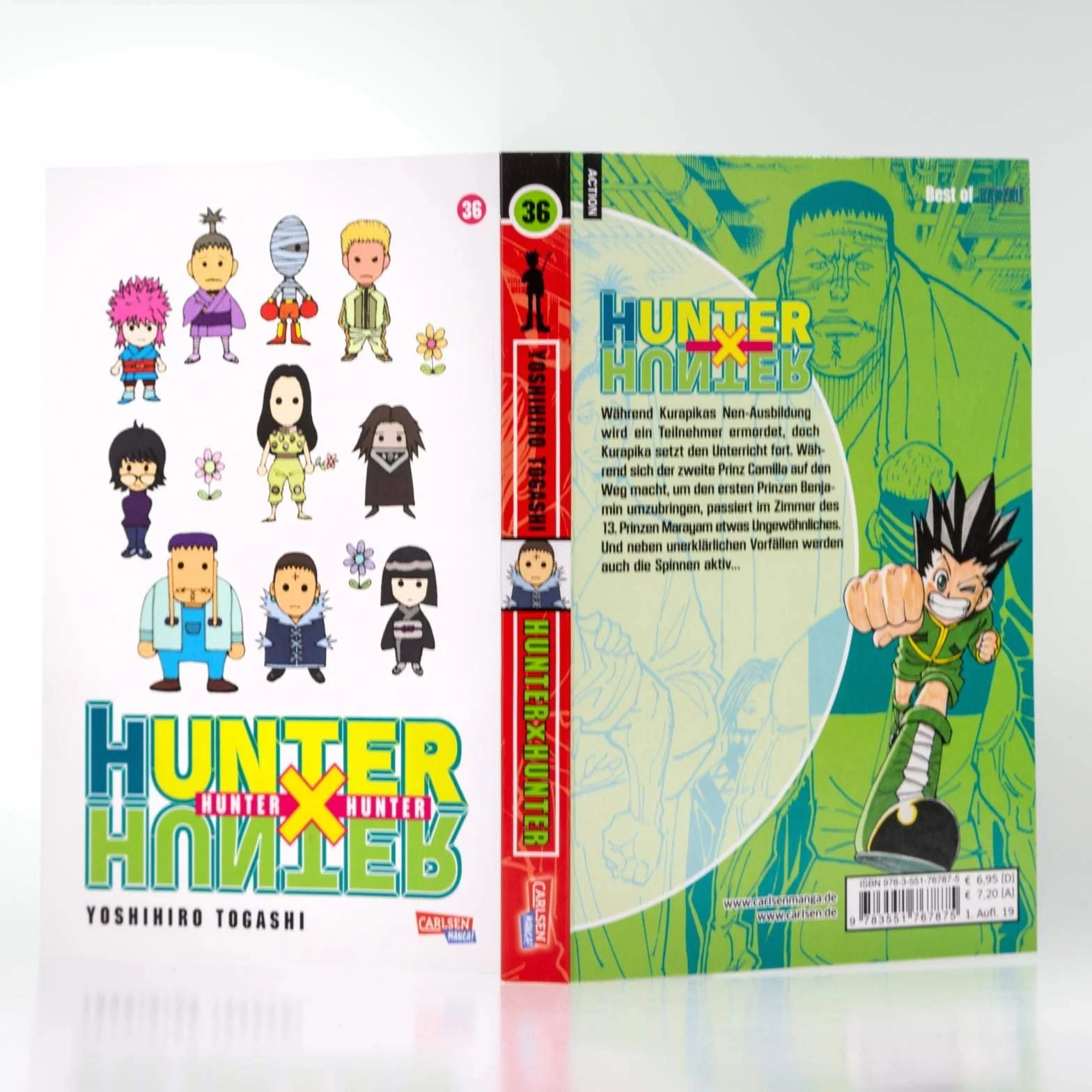 Hunter X Hunter 36: actionreiche und mysteriöse Abenteuer auf dem Weg zur Legende