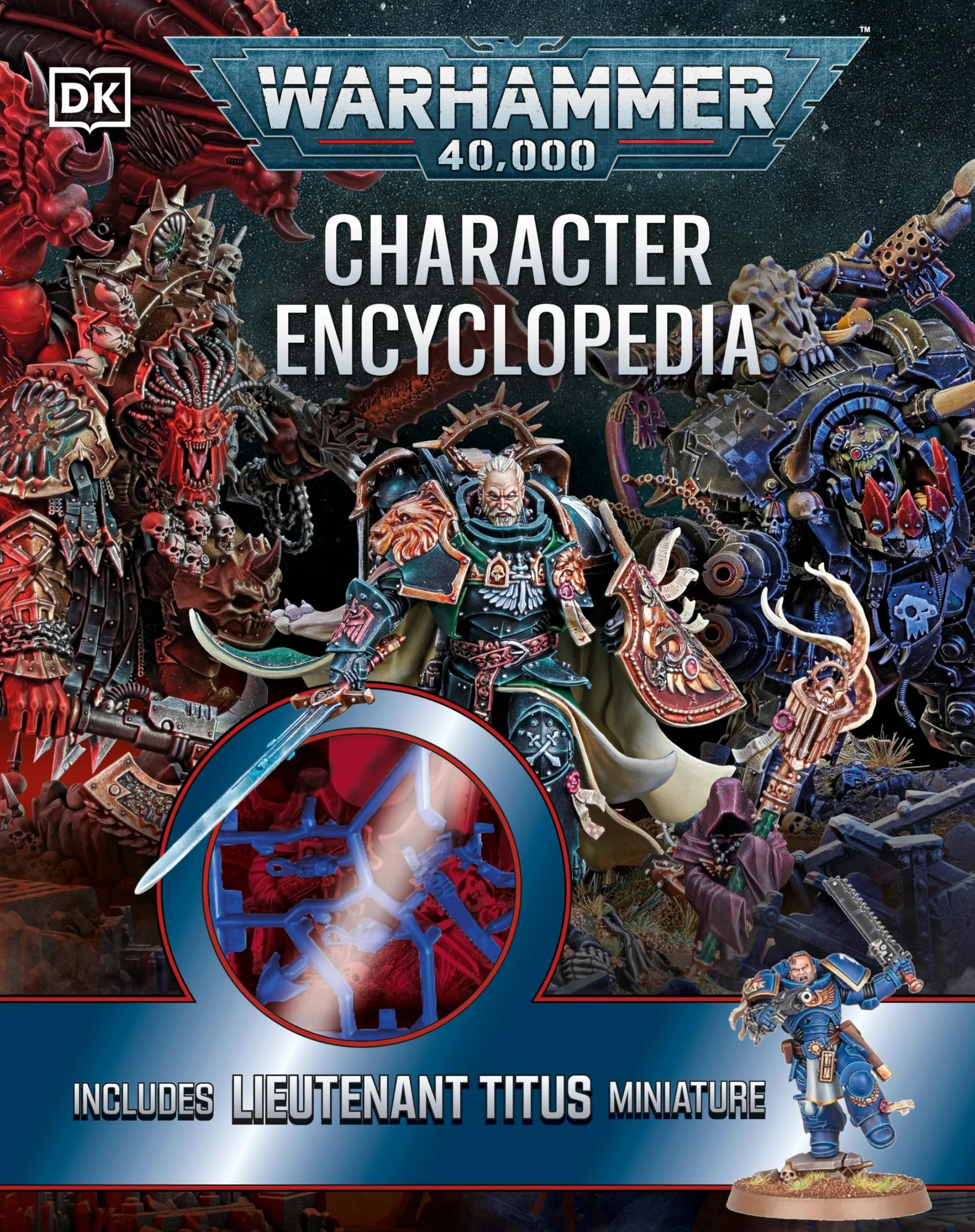 Warhammer 40,000 Character Encyclopedia: The Instant Sunday Times Bestseller! Includes Lieutenant Titus Miniature