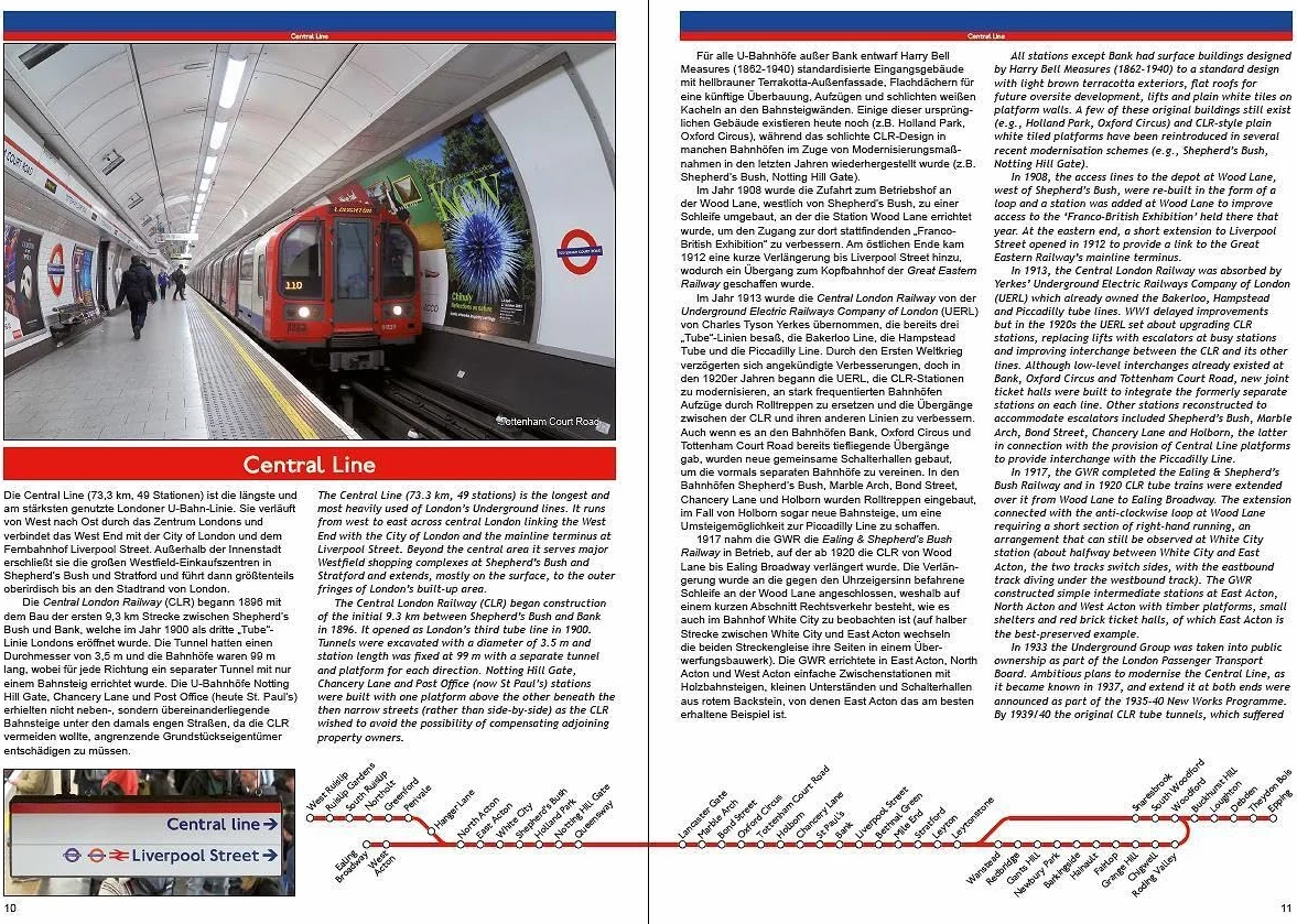 London Underground Album Vol. 2: Central, Waterloo & City, Bakerloo and Jubilee Lines