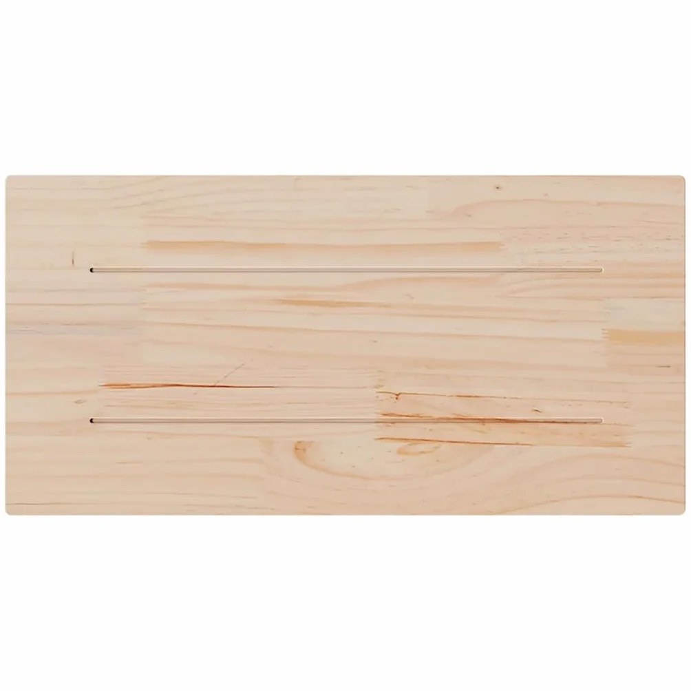 vidaXL Blaty do stolika, 2 szt., 90x45x2,5 cm, prostokątne, sosnowe, blat stołowy, drewniany blat stołu, blat na stół, blat na wymianę