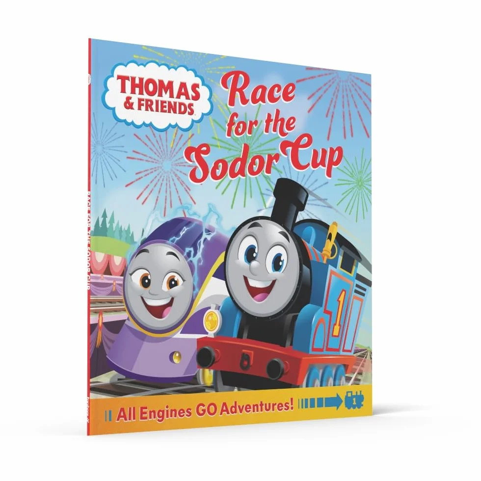 Thomas and Friends Race for the Sodor Cup Illustrated Storybook for Kids 2-5 Years