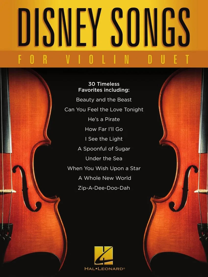 Disney Songs for Violin Duet: 30 Timeless Favorites