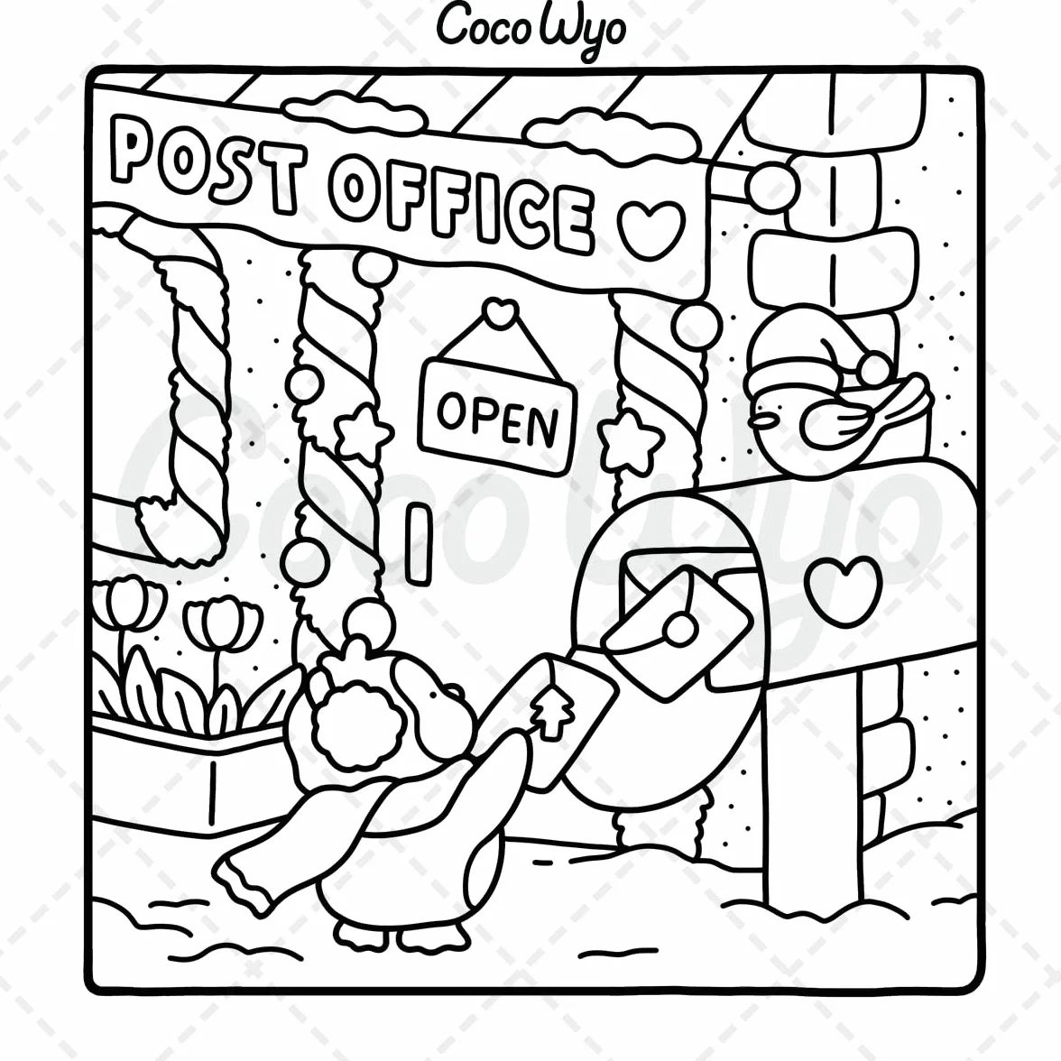 Comfy Days: Coloring Book for Adults and Teens Featuring Super Cute Animal Characters in Cozy Hygge Moments for Relaxation