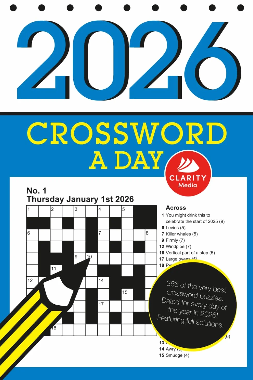 Crossword a Day 2026: 366 Best Crossword Puzzles