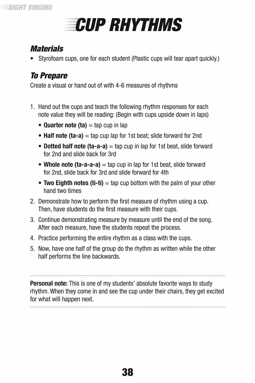 Quick Starts for Young Choirs: Activities and Ideas to Focus Your Singers