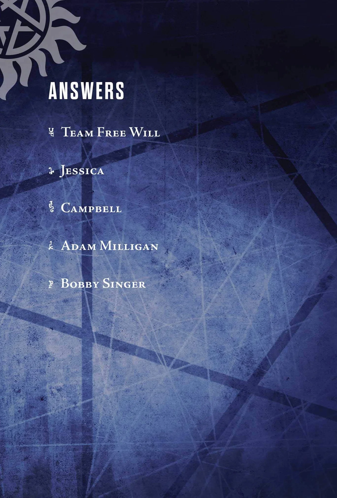Supernatural Pop Quiz Trivia Deck: Join the Hunt