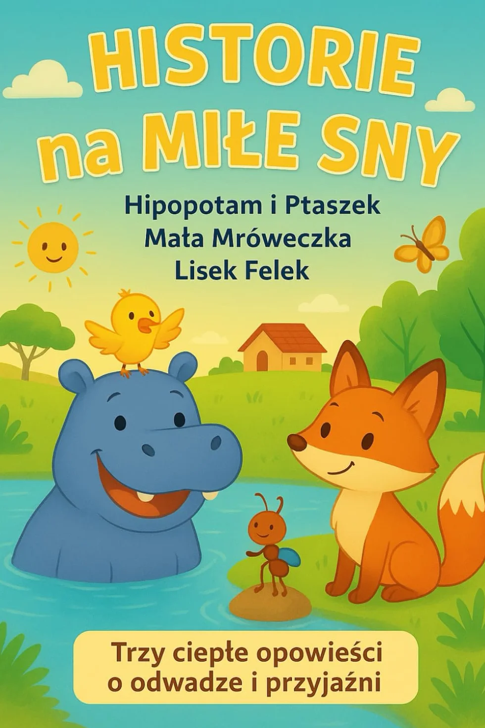 Historie Na Miłe Sny - Hipopotam i Ptaszek, Mała Mróweczka, Lisek Felek: Trzy Ciepłe Opowieści o Odwadze i Przyjaźni