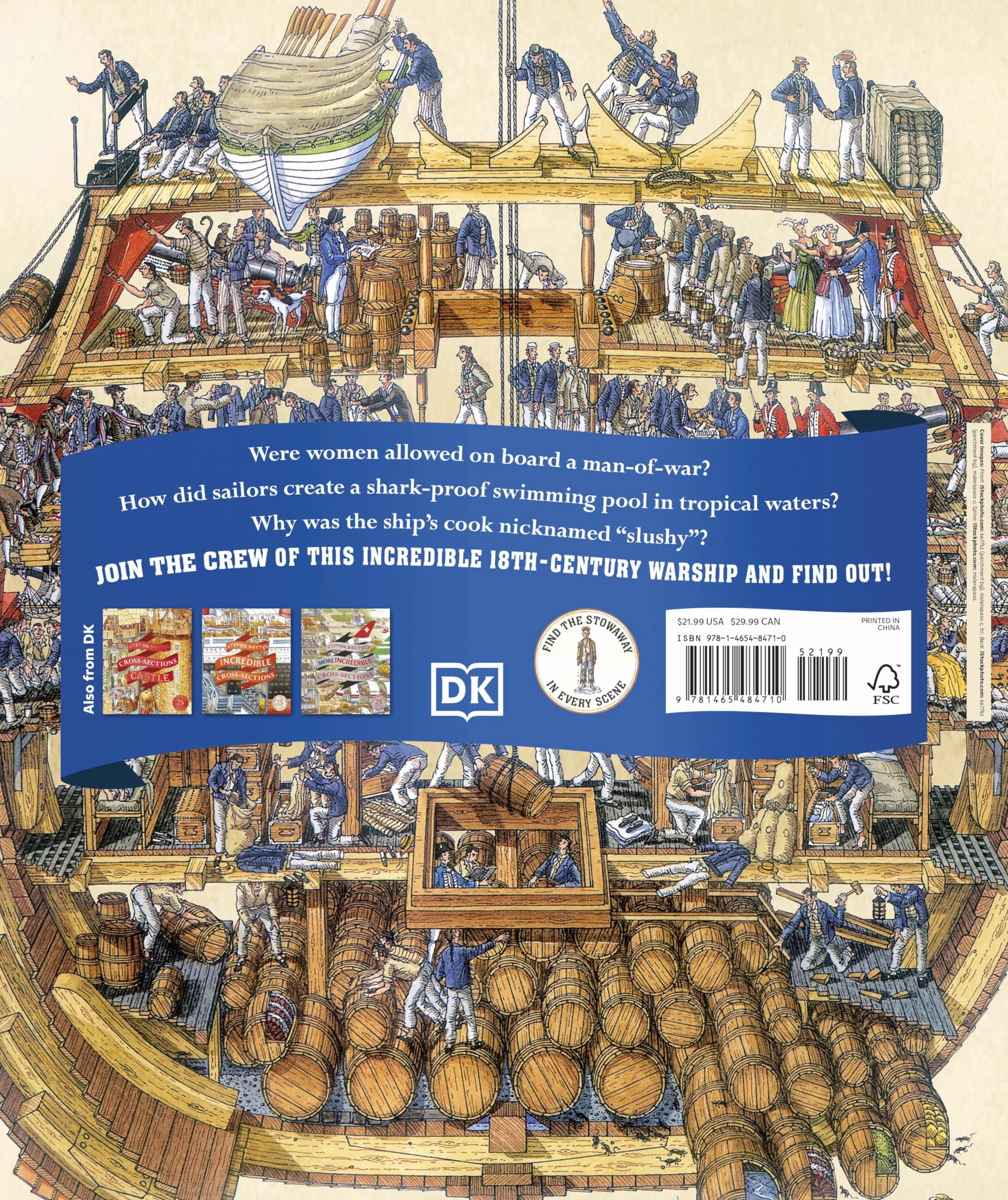 Stephen Biesty's Cross-Sections Man-of-War