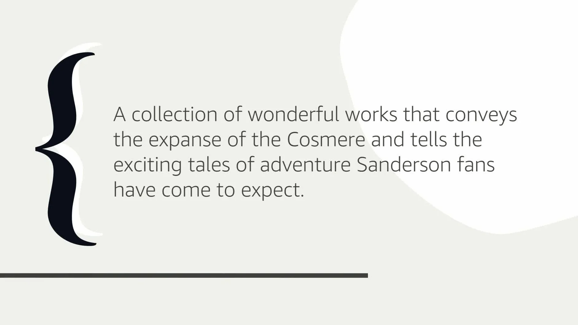 Arcanum Unbounded: Brandon Sanderson Cosmere Collection