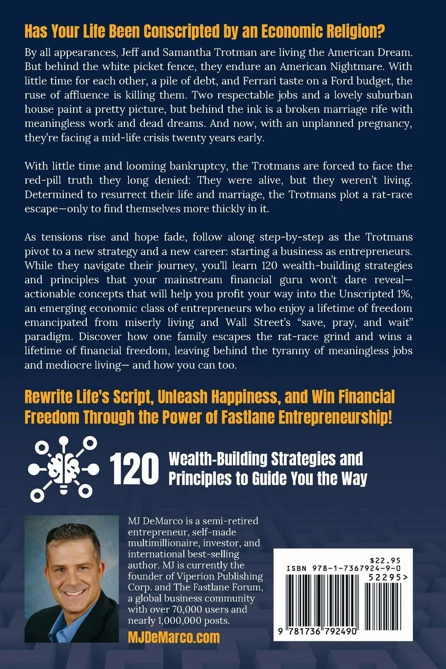 Unscripted - The Great Rat-Race Escape: From Wage-Slavery to Wealth: How to Start a Purpose-Driven Business and Win Financial Freedom for a Lifetime