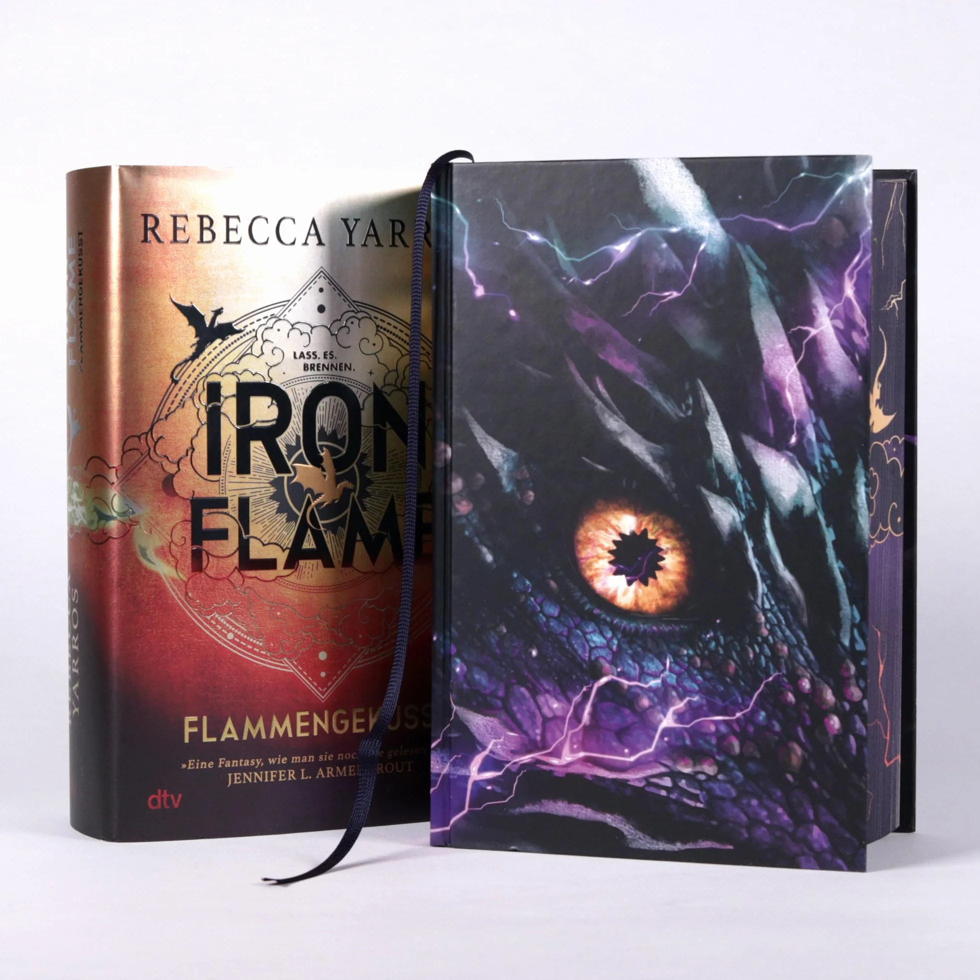 Iron Flame – Flammengeküsst: Deluxe-Ausgabe mit Farbschnitt Roman 2 Fourth Wing
