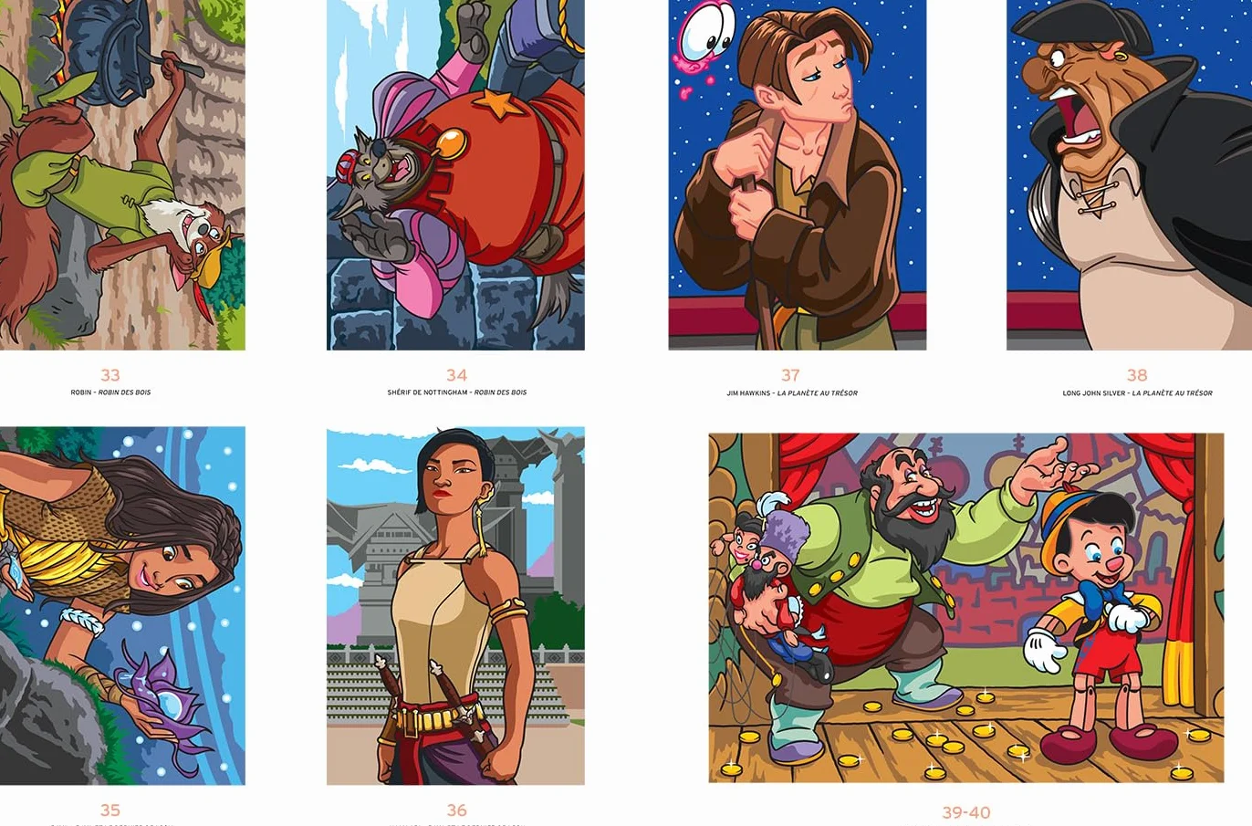 Coloriages mystères Disney Héros & Méchants la battle