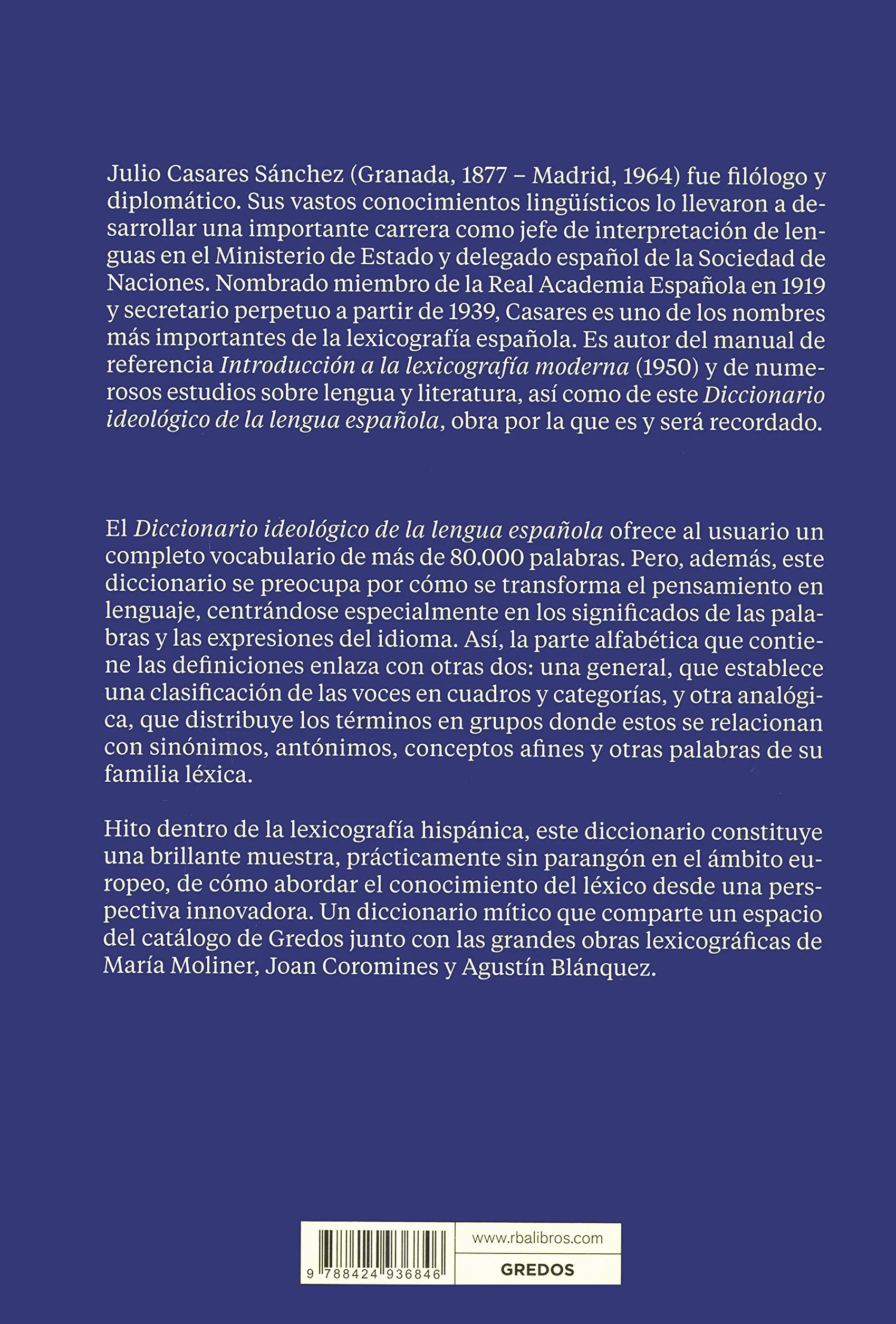 Diccionario ideológico de la lengua española