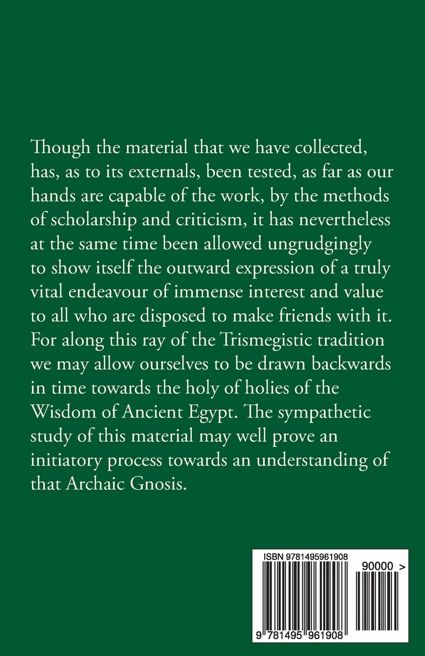 Thrice-Greatest Hermes: Studies in Hellenistic Theosophy and Gnosis