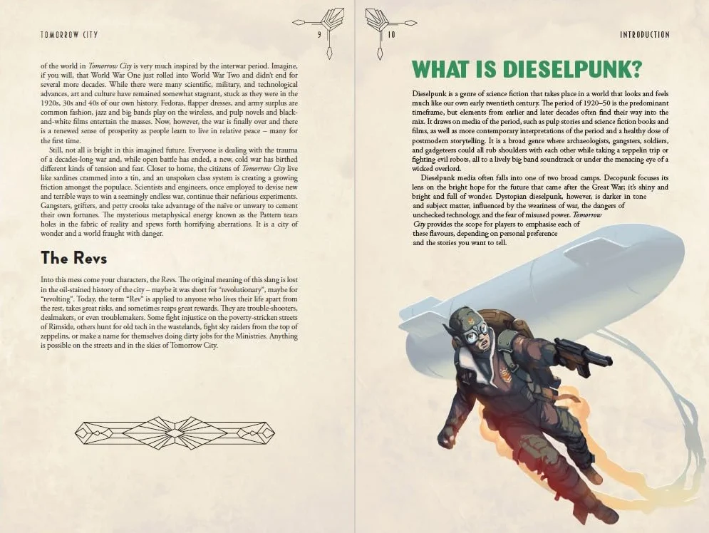 Tomorrow City: Dieselpunk Roleplaying