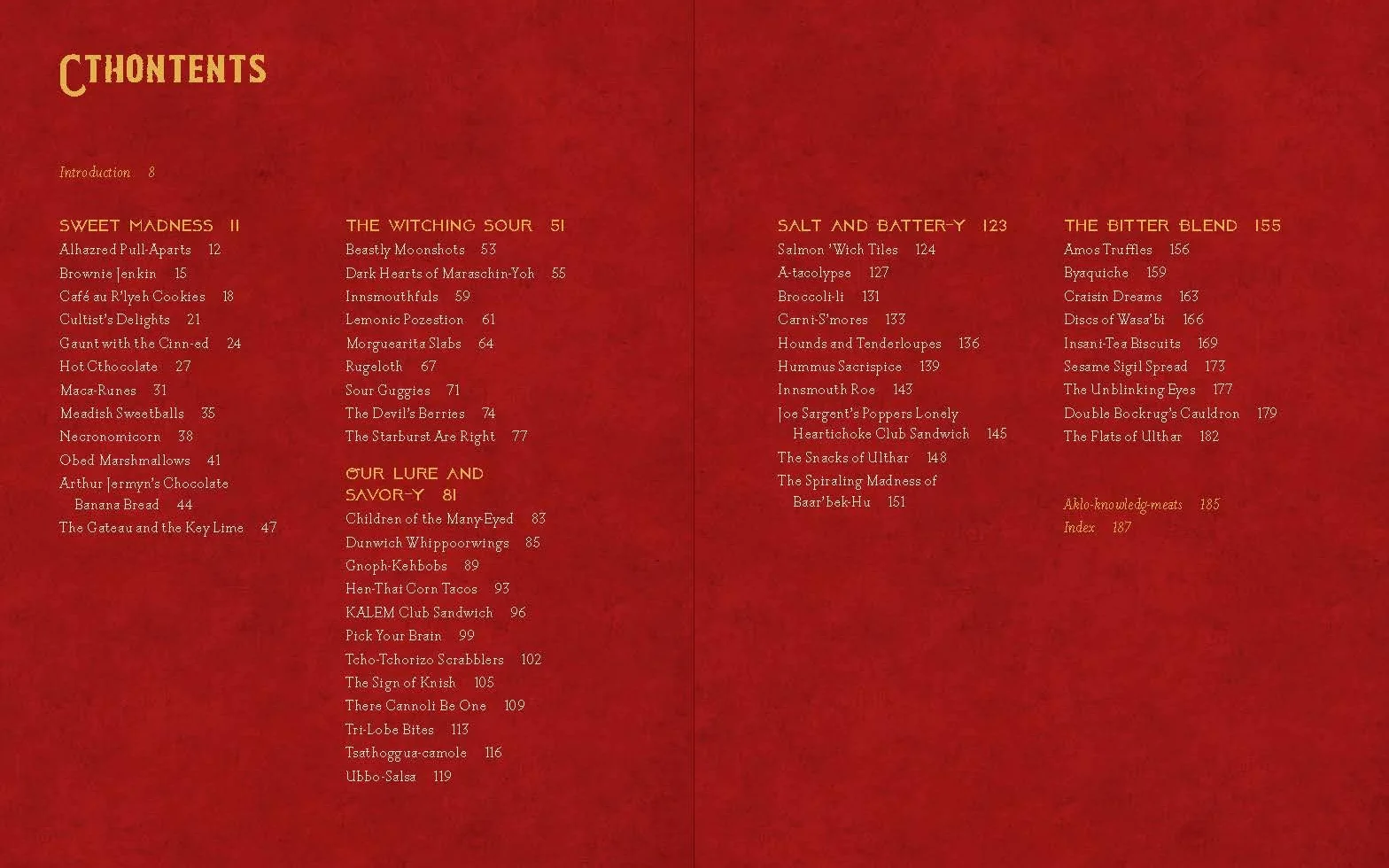 The Necromunchicon: Unspeakable Snacks & Terrifying Treats from the Lore of H. P. Lovecraft