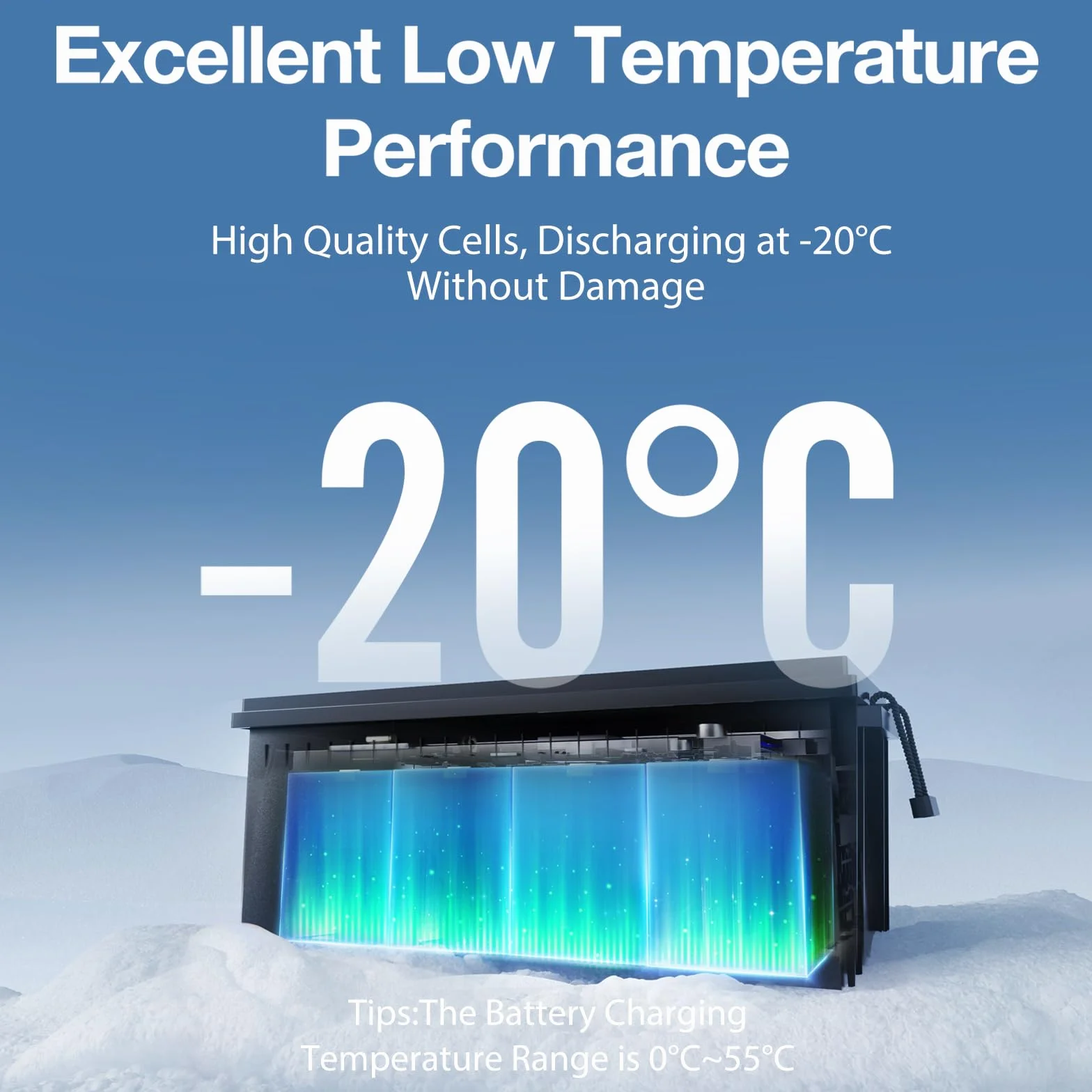 ECO-WORTHY LiFePO4 akumulator 12 V 280 Ah z BMS 6000 cykli bateria litowa 3584 Wh zestaw do kamperów