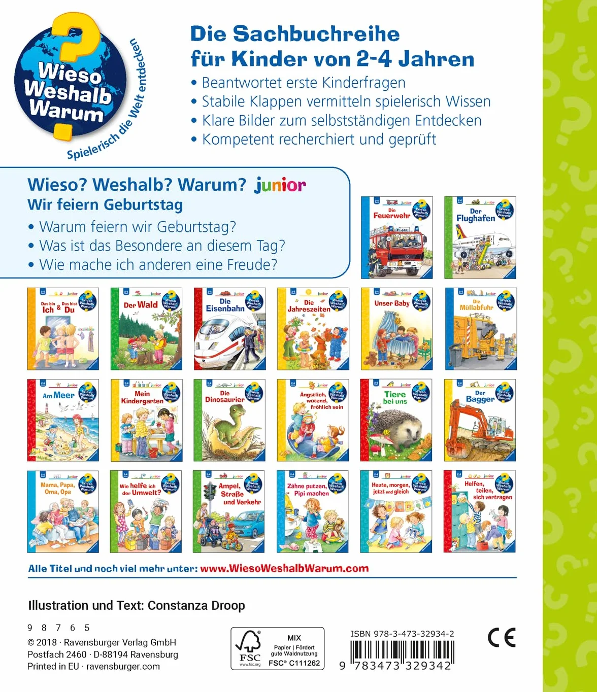 Wieso? Weshalb? Warum? junior, Band 27: Wir feiern Geburtstag