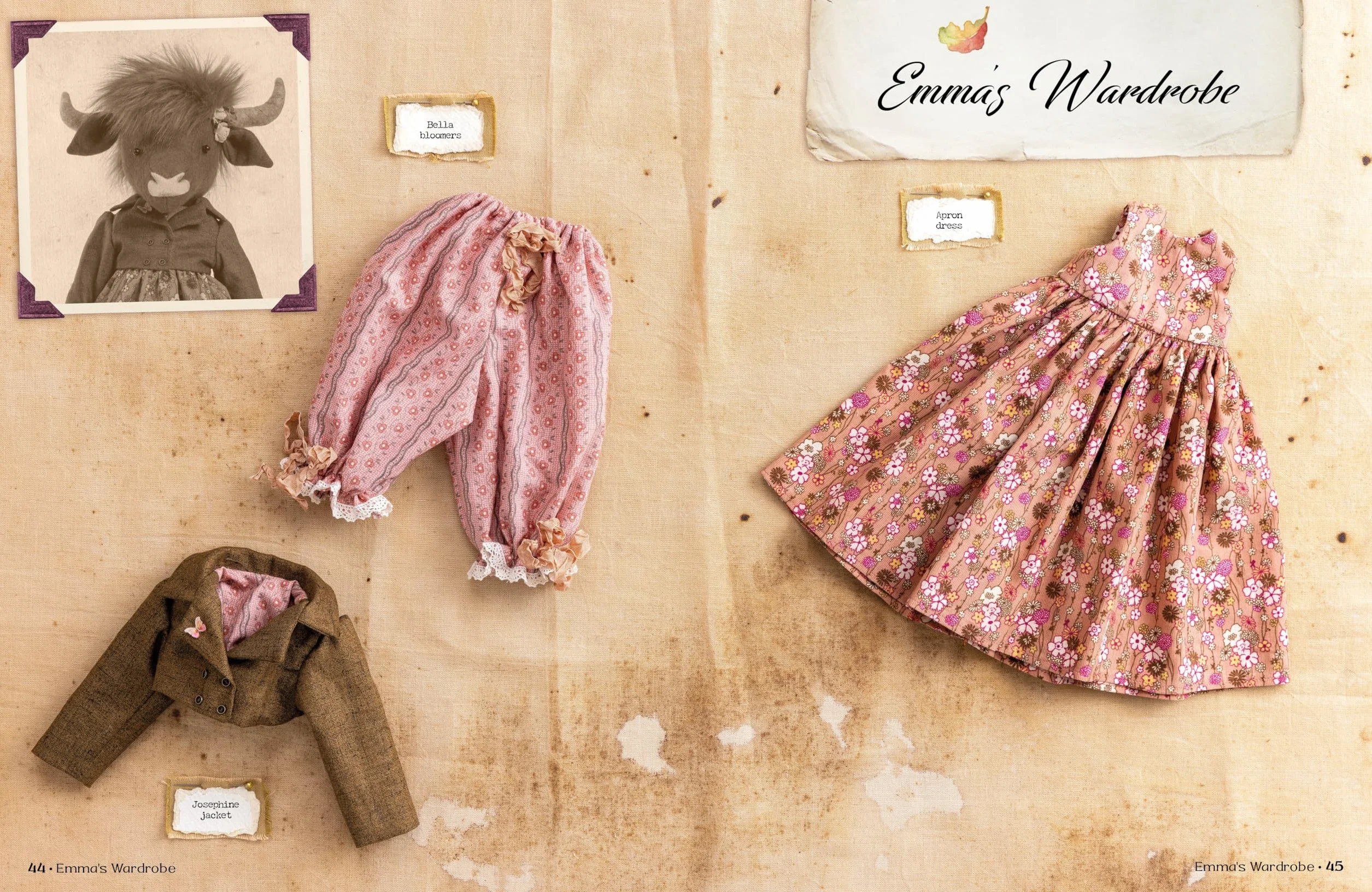 Sew Felt Animals from Apple Blossom Wood: Practical Guide to Sewing Heirloom Animal Dolls and Clothing